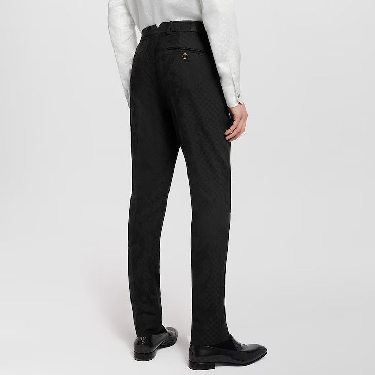 Louis Vuitton Pont Neuf Cigarette Evening Trousers - 46 XS Size 46S - 4 Thumbnail