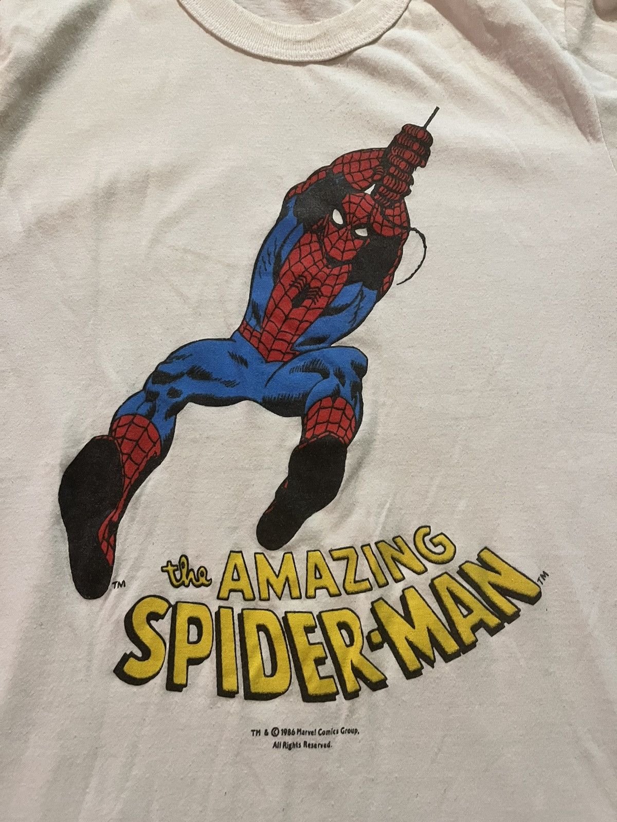 Other Vintage marvel comic amazing Spider-Man t shirt AOP 1986 Size US L / EU 52-54 / 3 - 4 Thumbnail