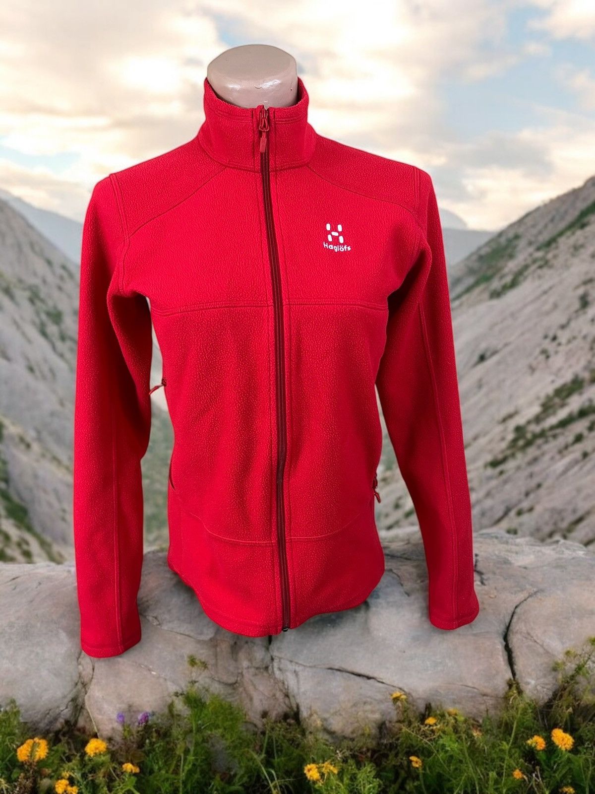 Haglofs Haglofs red fleece jacket size S Size S / US 4 / IT 40 - 1 Thumbnail