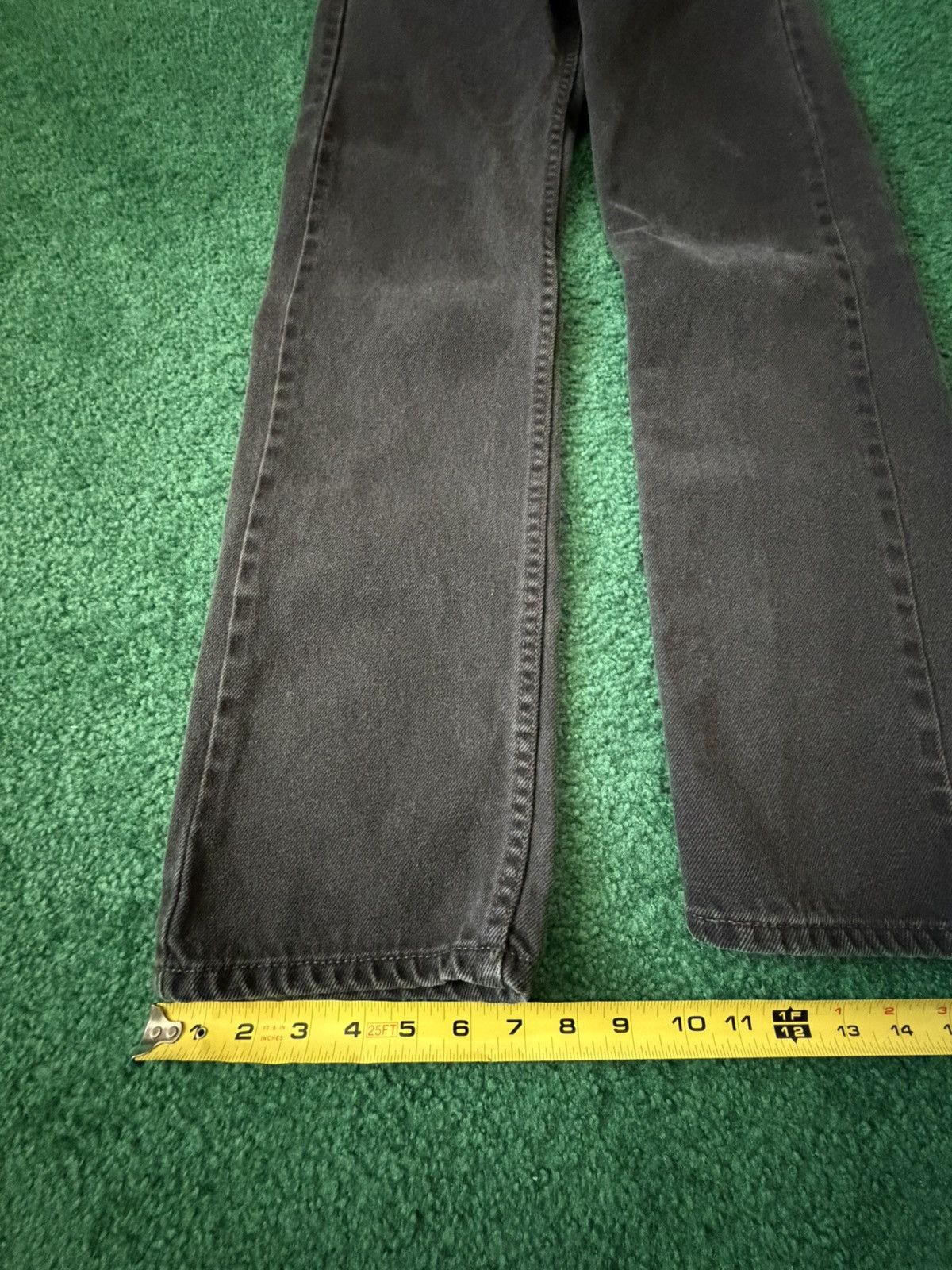 Levi's Levi’s 505 Regular Fit Jeans – Faded Black – W29 x L32 Size US 29 - 8 Thumbnail