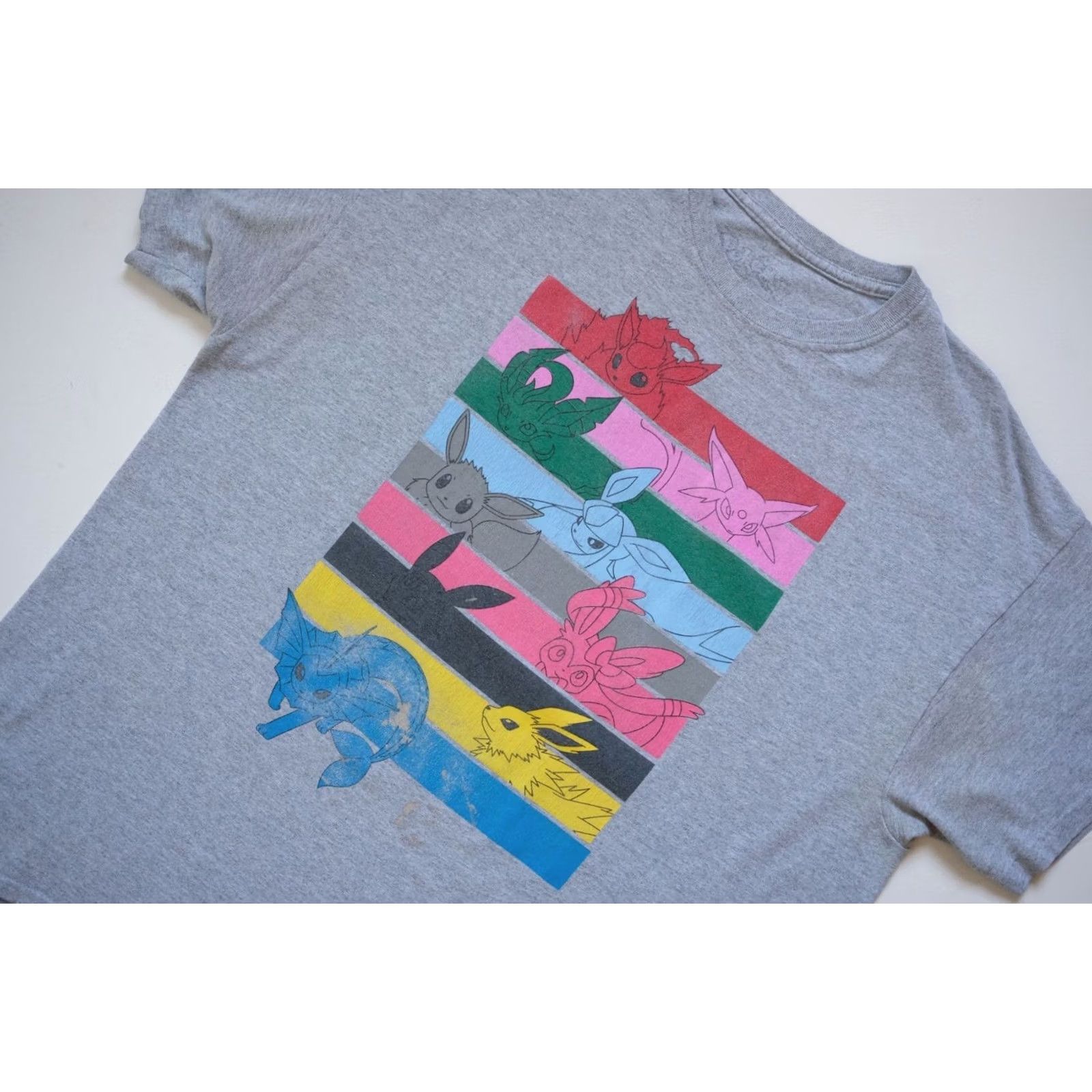 Etro VINTAGE POKEMON T-Shirt XL Gray Short Sleeve Crew Neck Graphic Print Squirtle Retro 2010-2019 Mens Size US XL / EU 56 / 4 - 5 Thumbnail