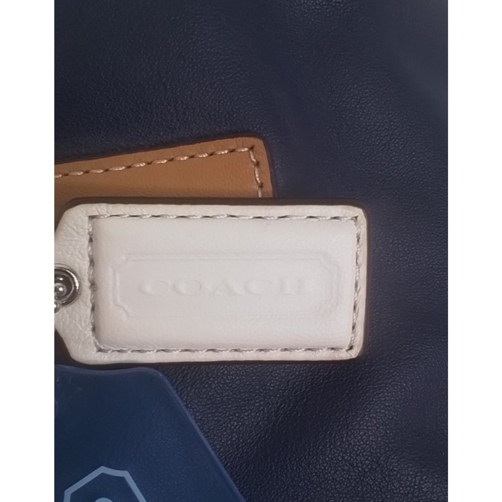 Coach Coach Hadley 2-Way Shoulder Bag Blue Leather Purse NWT Size ONE SIZE - 8 Thumbnail
