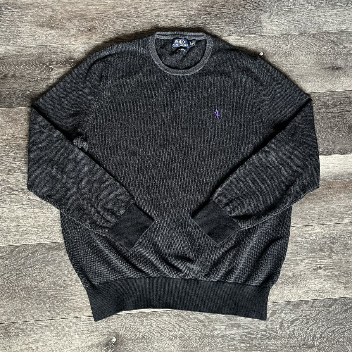 Polo Ralph Lauren Polo Ralph Lauren Small Logo Pima Cotton Crewneck Sweatshirt Size US XL / EU 56 / 4 - 1 Thumbnail