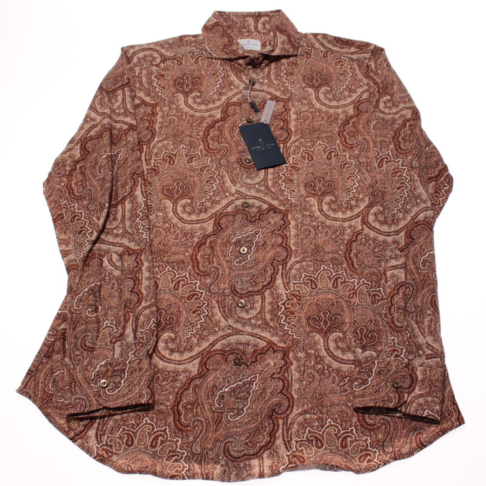 Other Emanuel Berg New with tags Shirt Size L US In Brown Size US L / EU 52-54 / 3 - 3 Thumbnail
