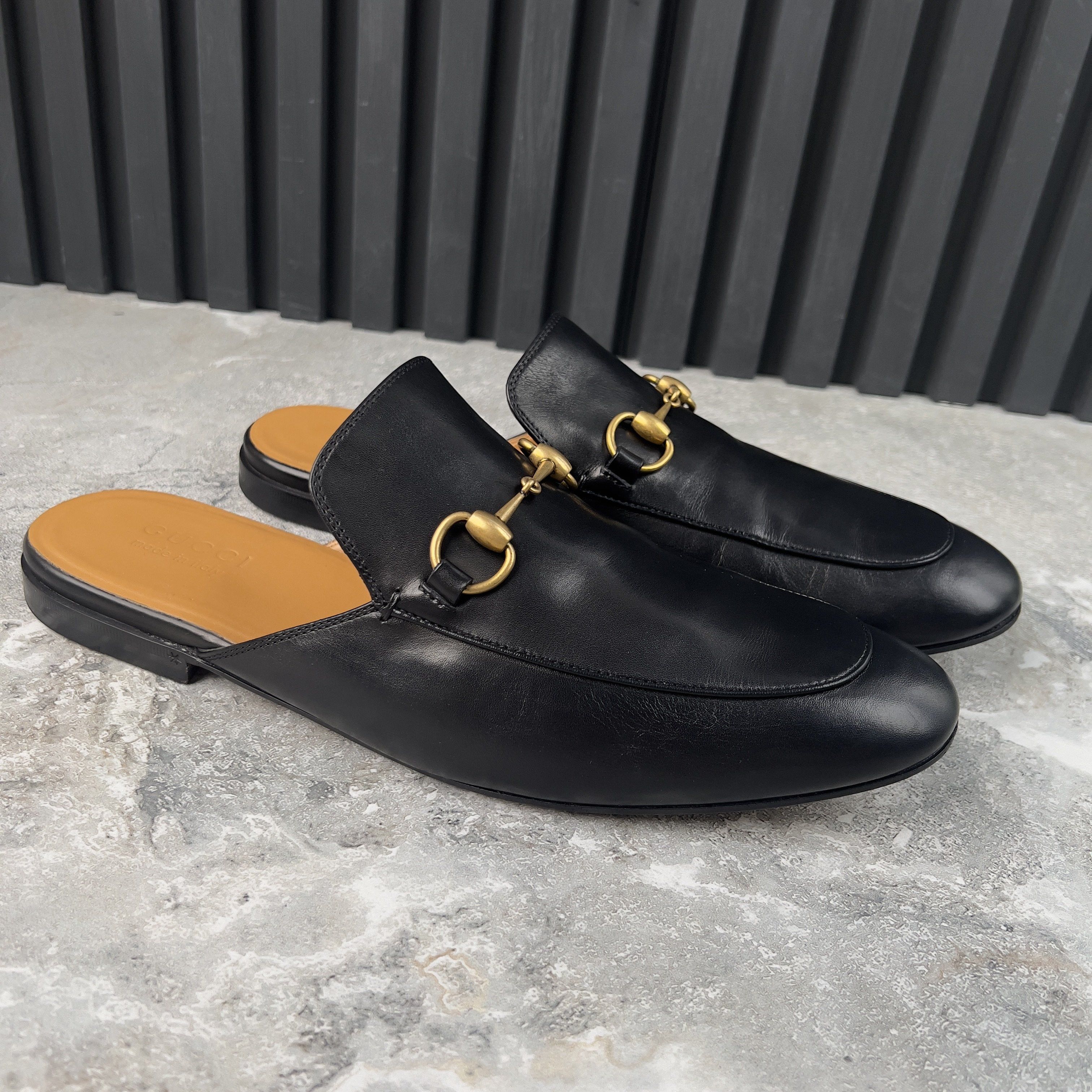 Gucci Princetown Horsebit Mule Black Leather Size US 10.5 / EU 43-44 - 5 Thumbnail