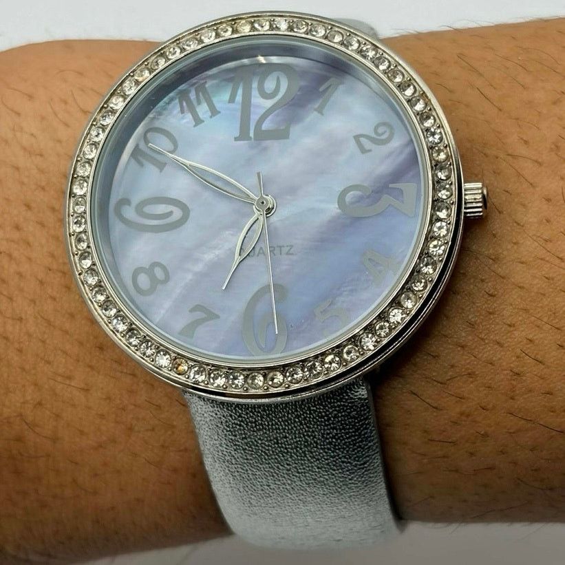 Chicos Silver & Blue Chico’s Watch Size ONE SIZE - 1 Thumbnail