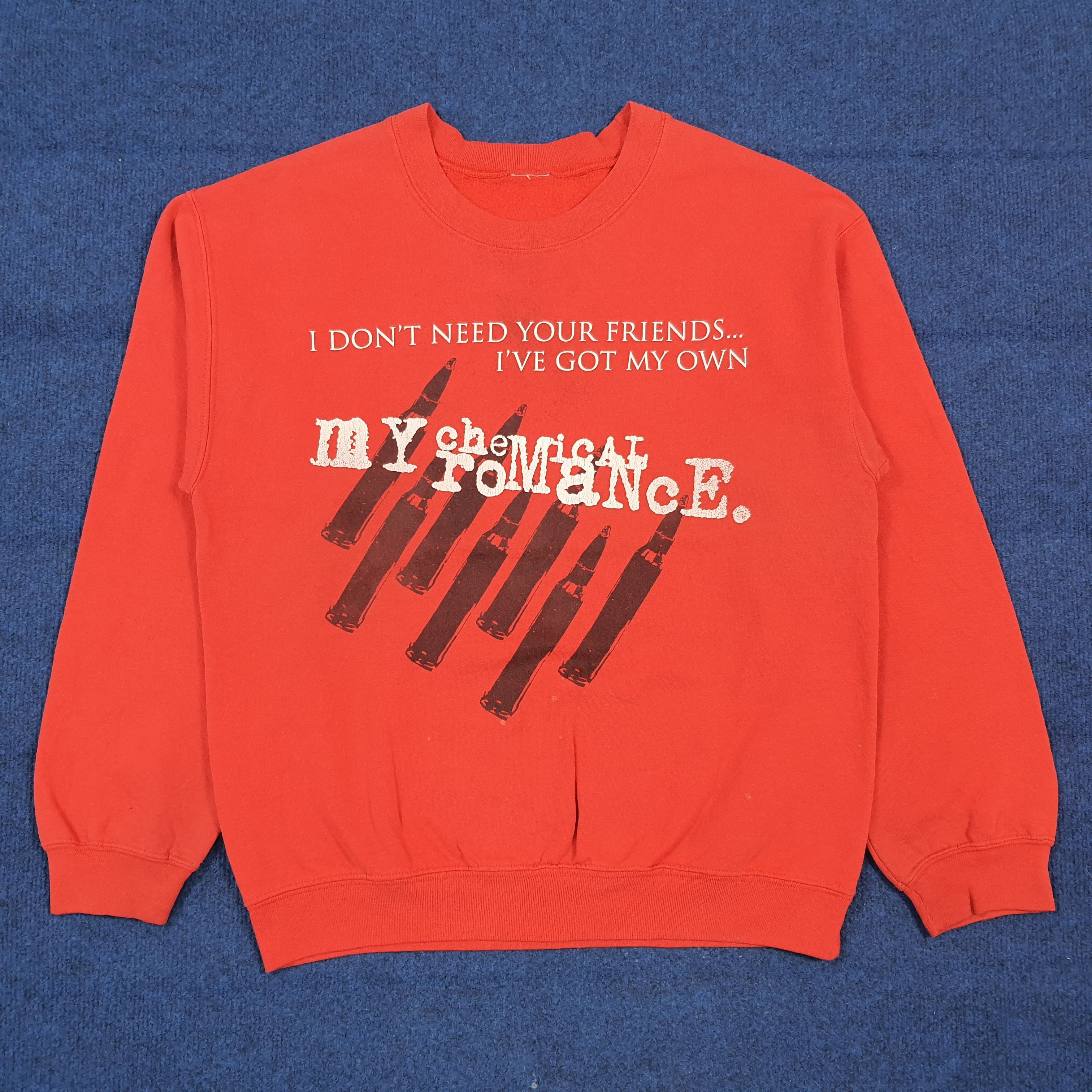 Band Tees Vintage My Chemical Romance Sweatshirt MCR Merch Y2K C292N24 Size US M / EU 48-50 / 2 - 1 Thumbnail