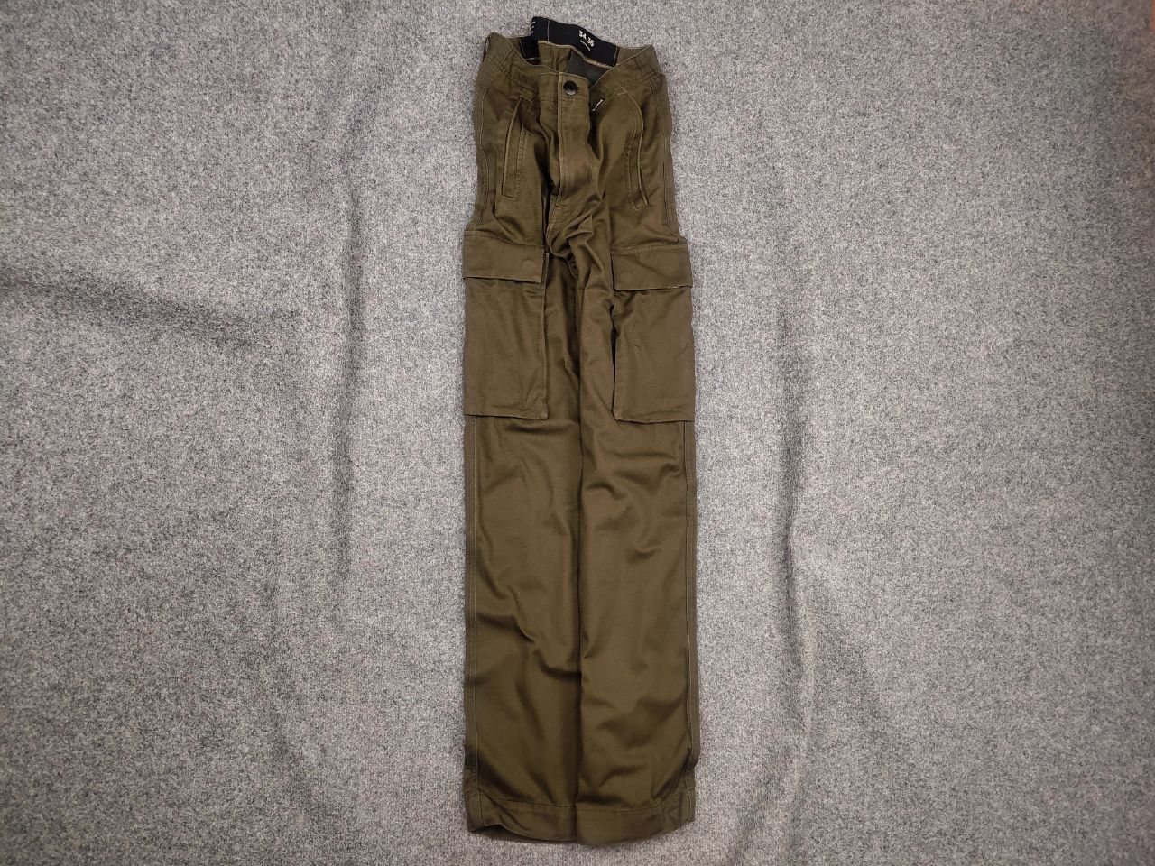 G-Star G Star Raw Renato Straight Military green Canvas Cargo Pants Size US 34 / EU 50 - 1 Thumbnail