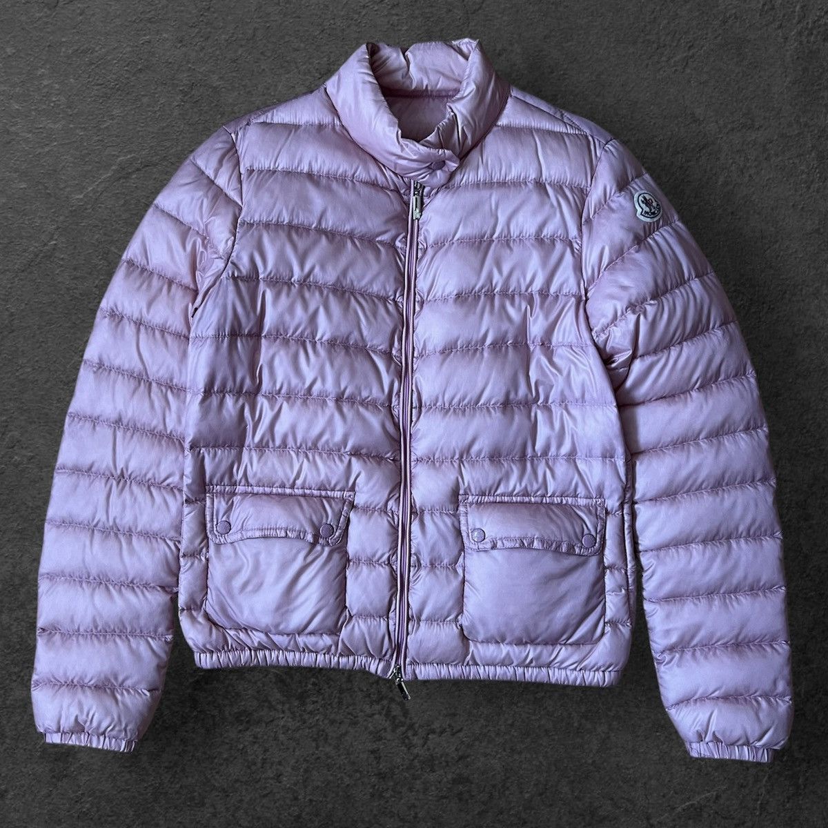 Moncler Moncler Lans Down Jacket Womens Pink Lightweight Puffer Size S / US 4 / IT 40 - 1 Thumbnail