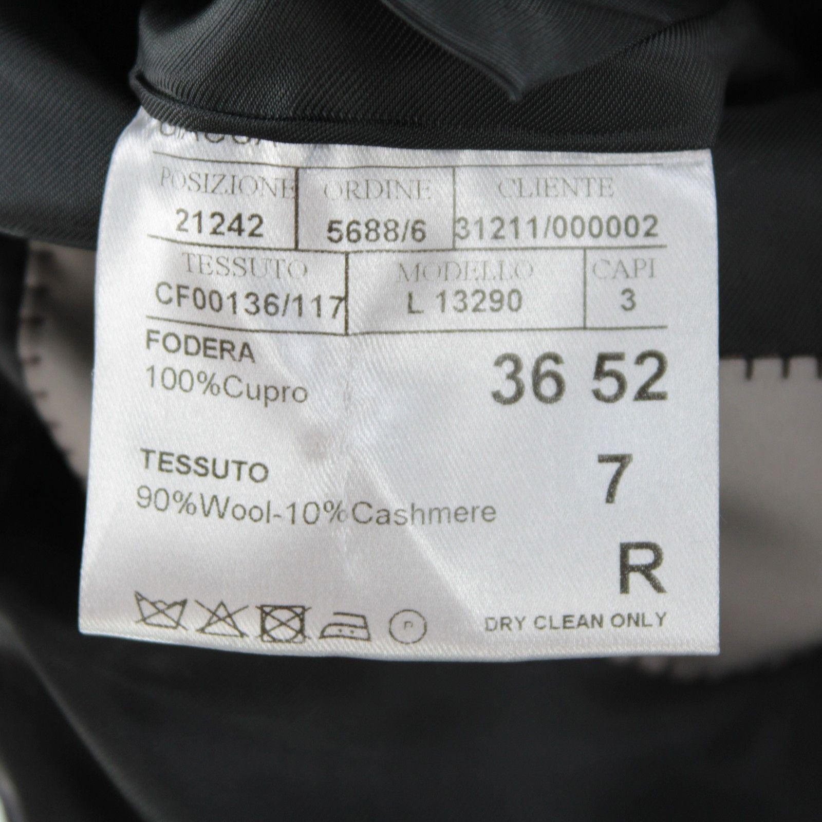 Canali Canali Sport Coat Size 42 Regular US in Gray Size 42R - 9 Thumbnail
