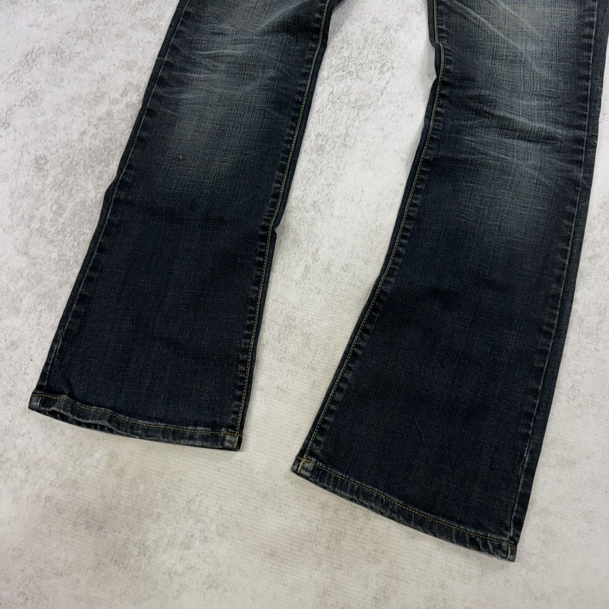 Japanese Brand vintage cheorum flared jeans distressed Size US 32 / EU 48 - 5 Thumbnail