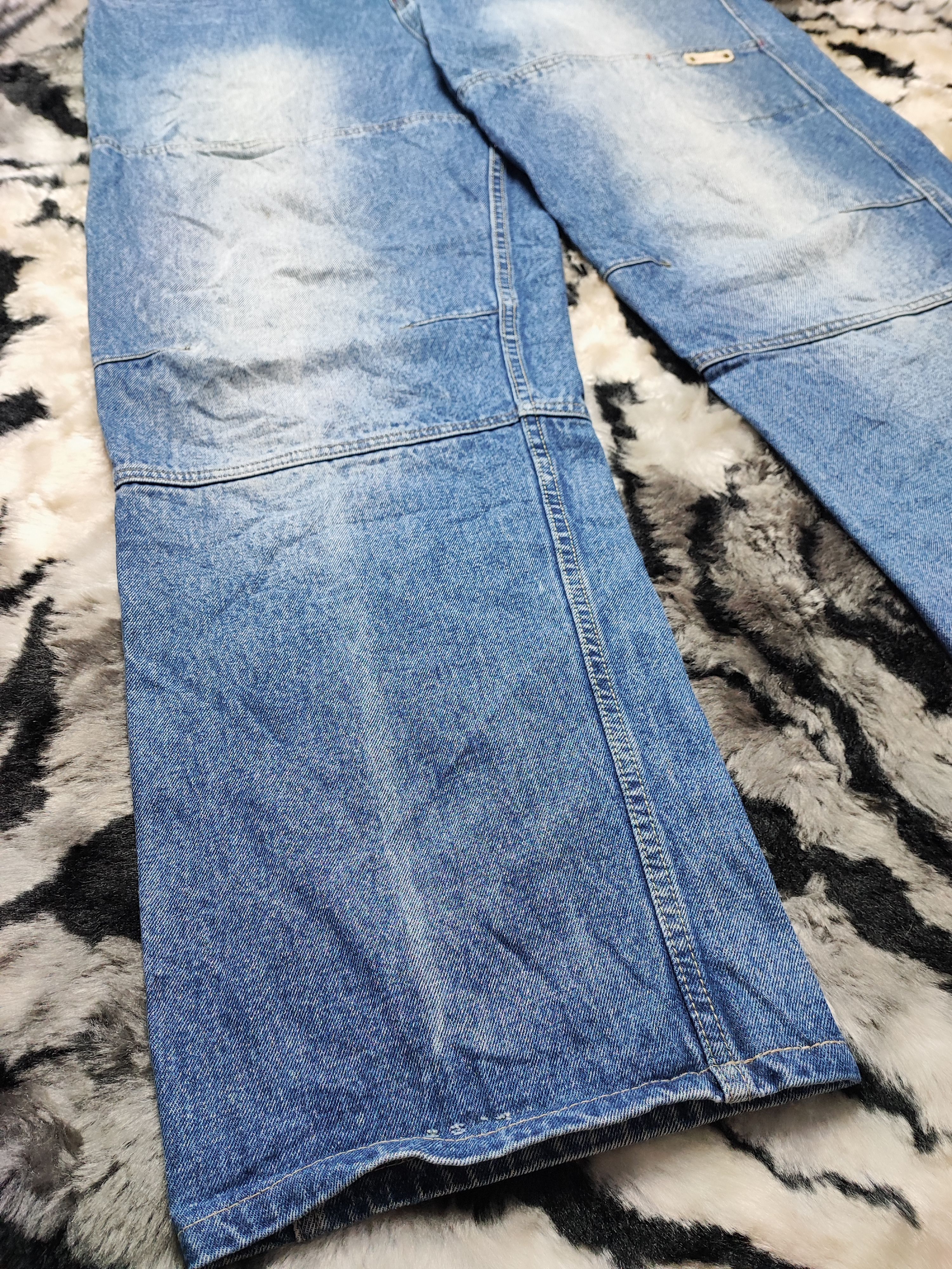 Brooklyn Xpress BAGGY DOUBLE KNEE VINTAGE Y2K BROOKLYN XPRESS JEANS Size US 40 / EU 56 - 3 Thumbnail