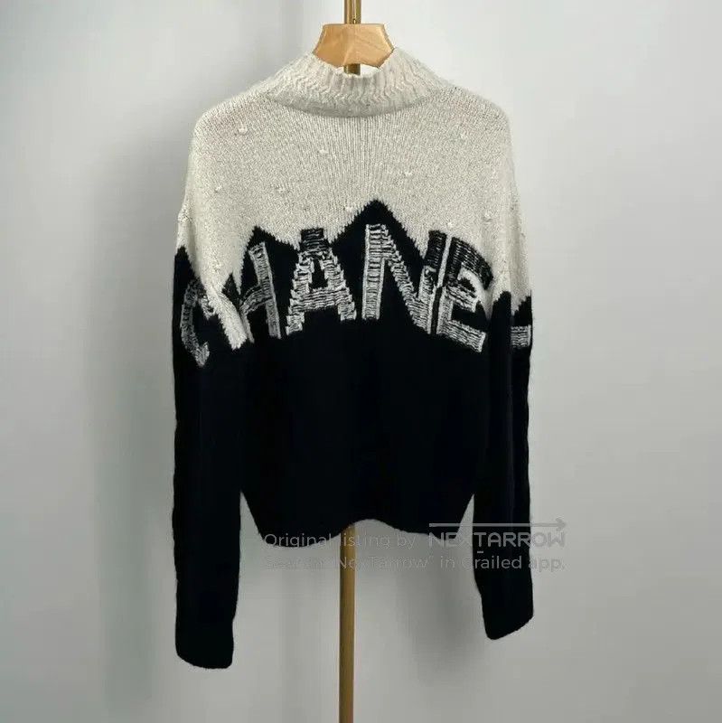 Chanel Chanel Multicolor Cashmere Pullover Sweater . Size M / US 6-8 / IT 42-44 - 2 Thumbnail