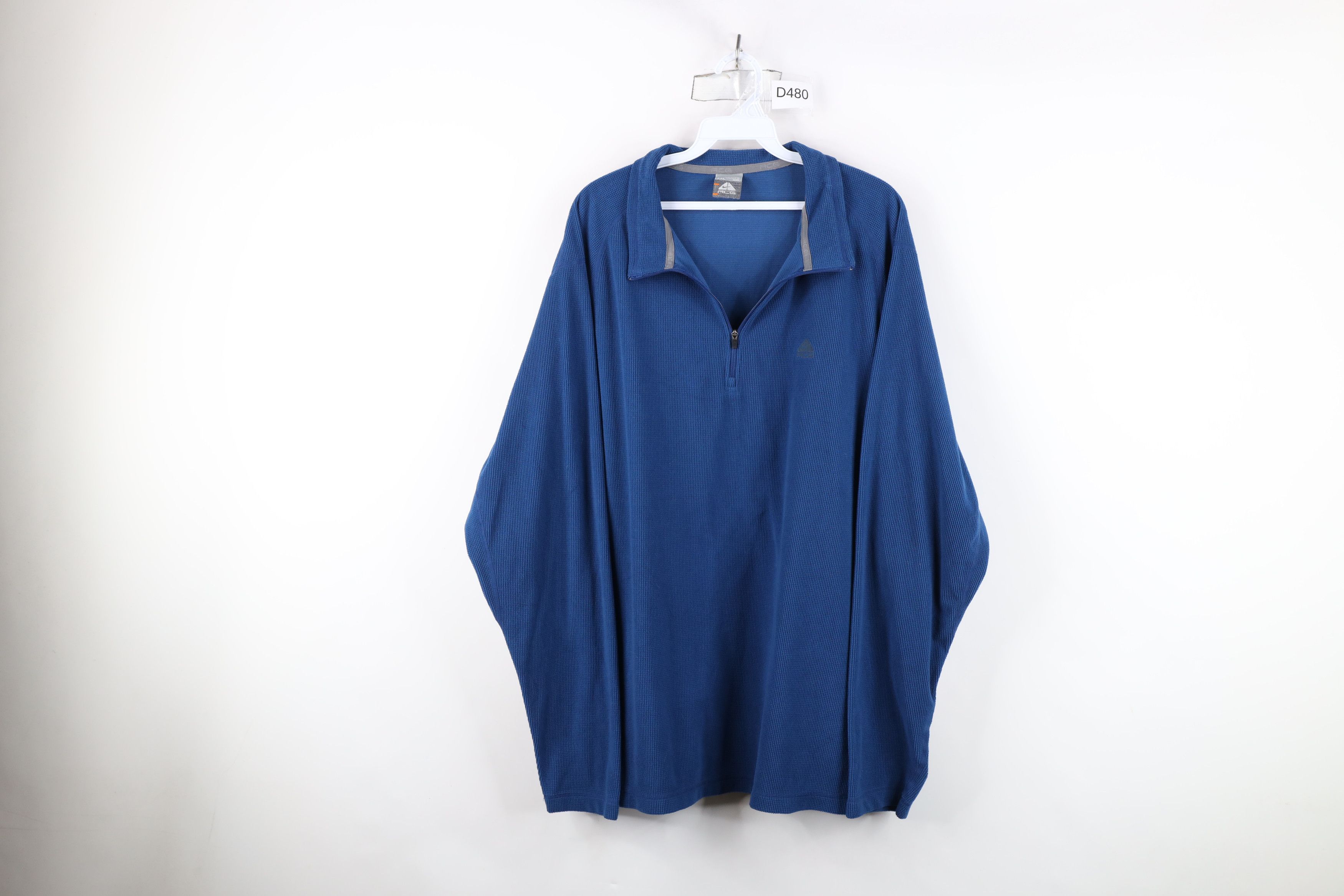 Nike × Vintage Vintage Nike ACG Scott Mini Swoosh Half Zip Fleece Sweater Size US XXL / EU 58 / 5 - 1 Thumbnail