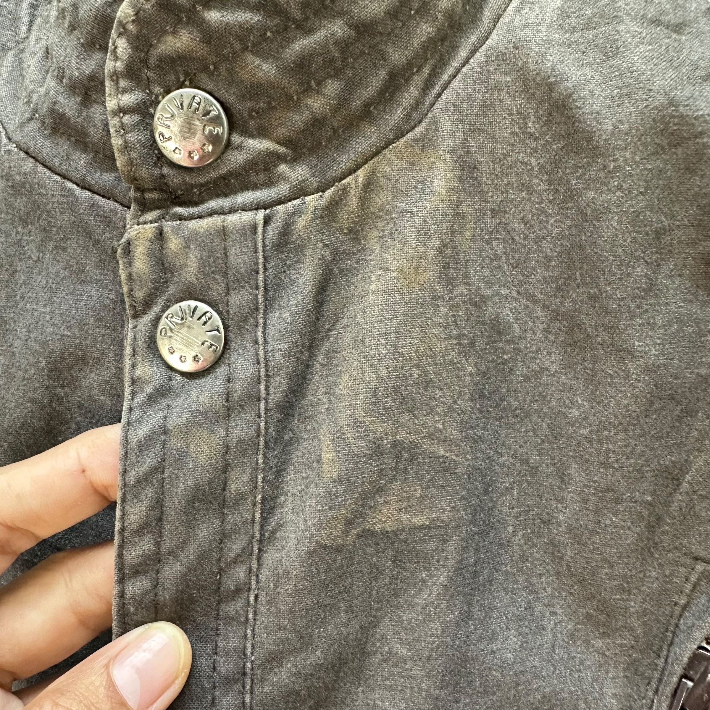 Genuine Leather Vintage 80’s Genuine Leather PRIVATE Vest Jacket #A71-1719 Size US L / EU 52-54 / 3 - 10 Thumbnail