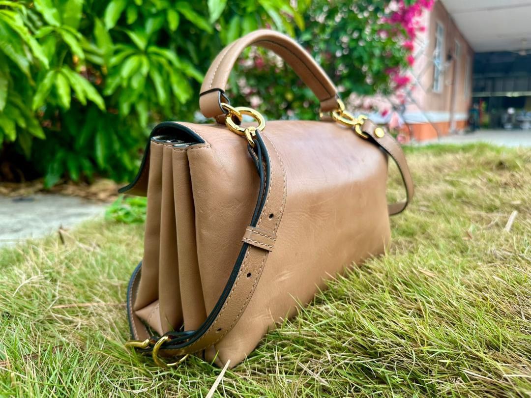 Marni Authentic Marni Trunk Smooth Calfskin Crossbody Bag Size ONE SIZE - 3 Thumbnail