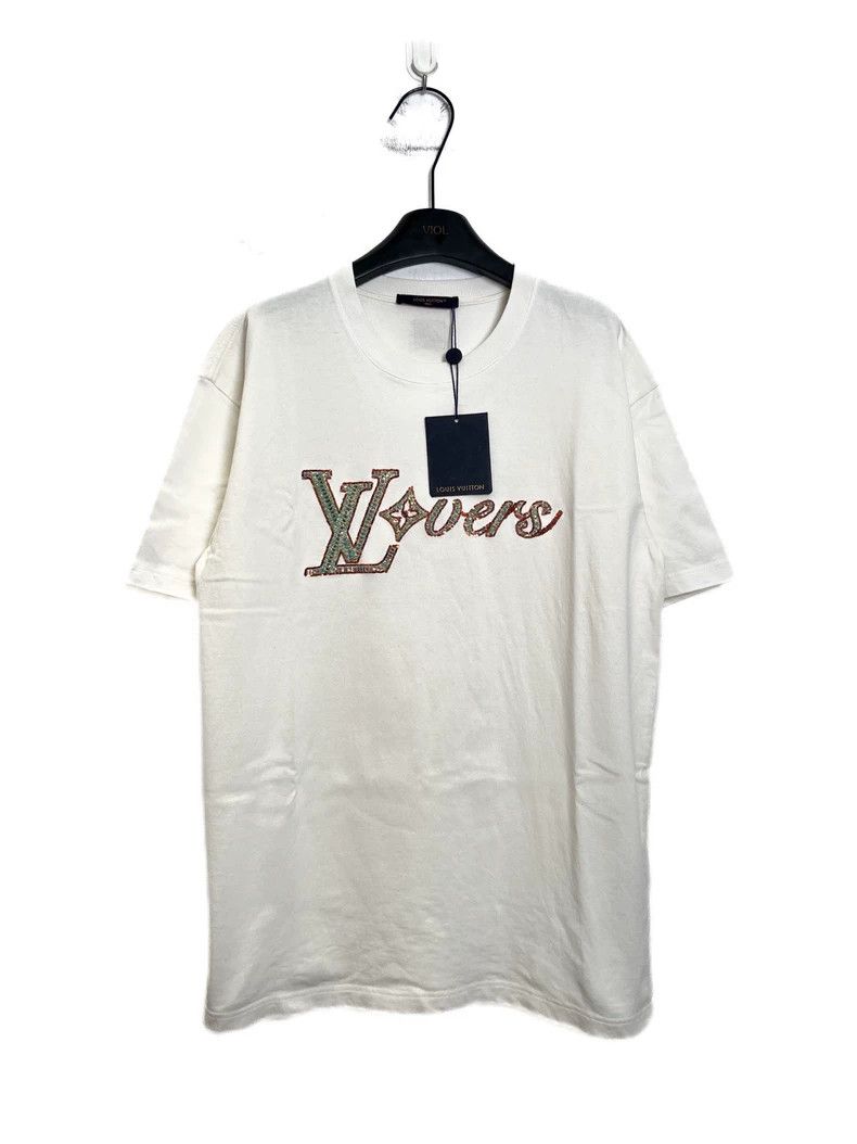 Louis Vuitton Louis Vuitton Beaded sequin embroidered short sleeve Size US XL / EU 56 / 4 - 2 Thumbnail