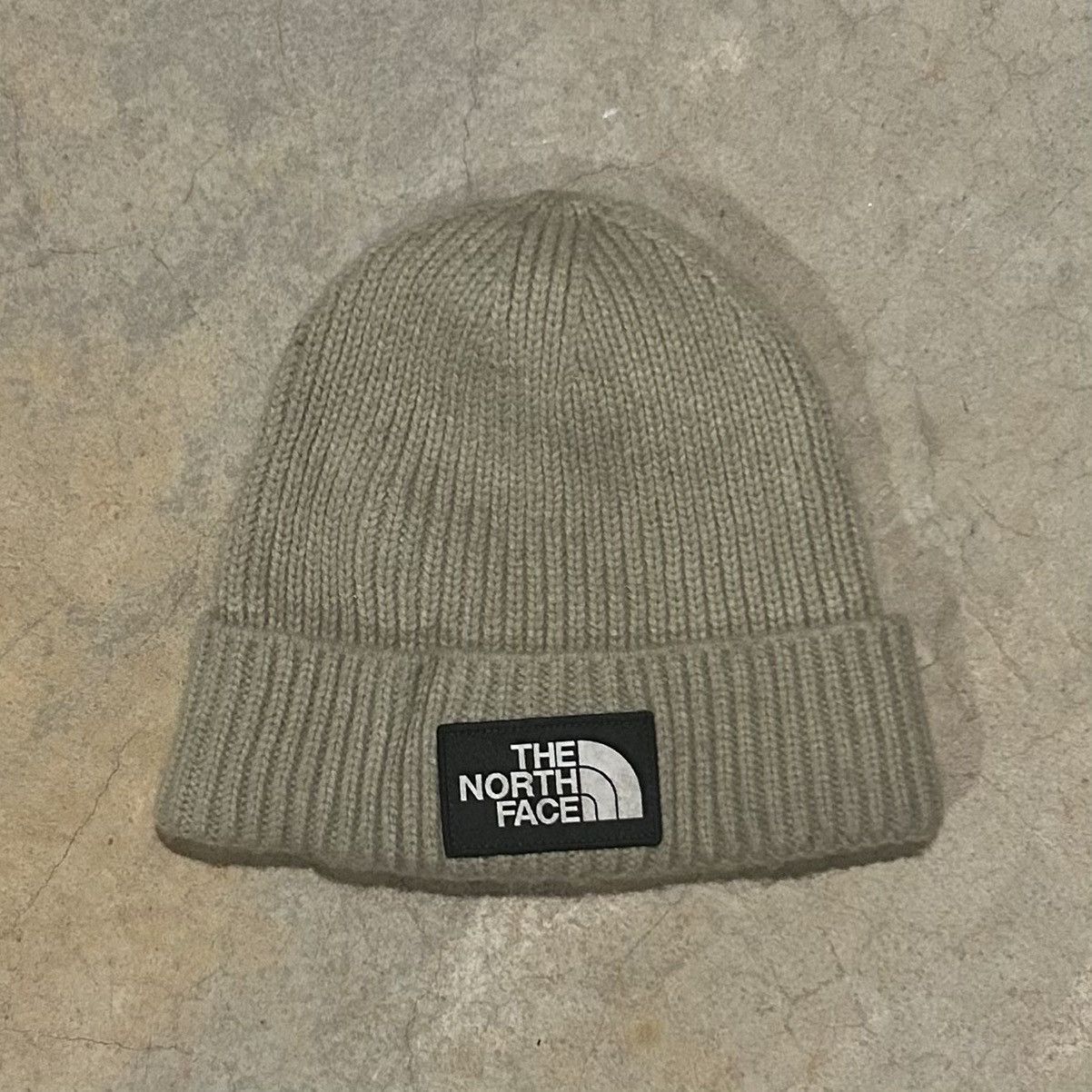 The North Face The North Face Ribbed Logo Patch Beanie Size ONE SIZE - 1 Thumbnail