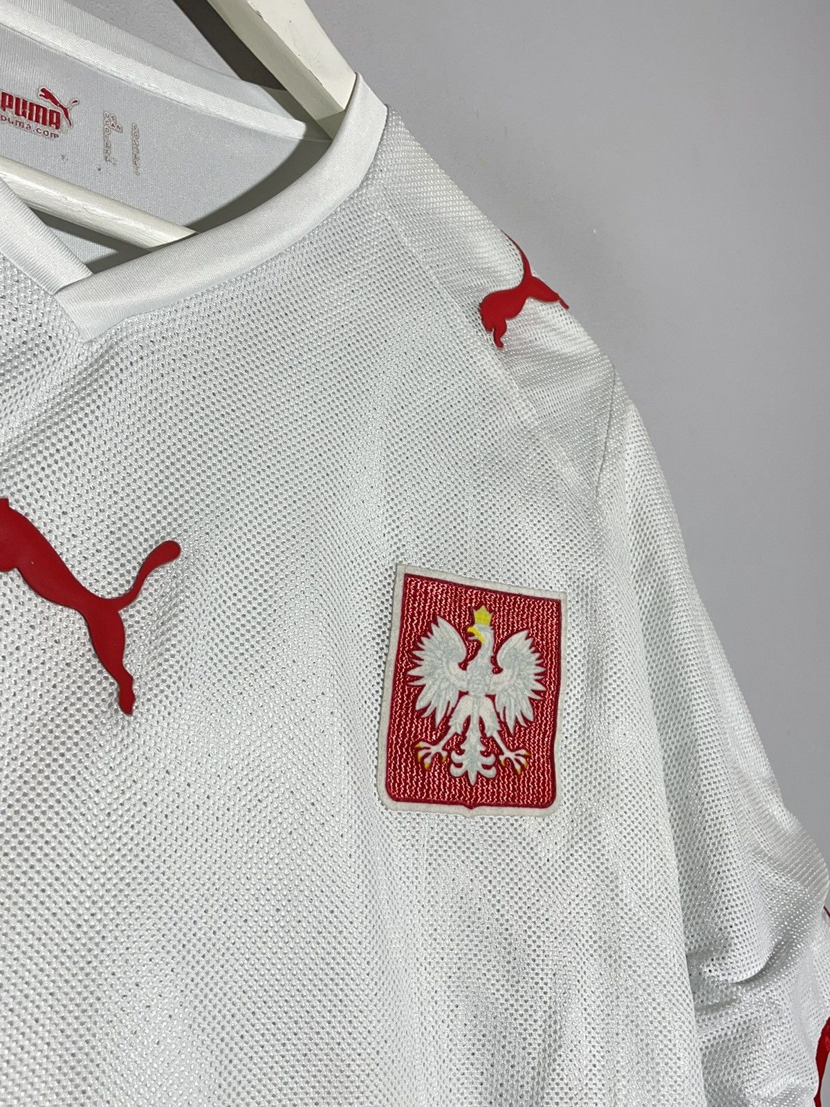 Puma National Team Poland Puma 2007 Home Football Shirt Size US L / EU 52-54 / 3 - 5 Thumbnail