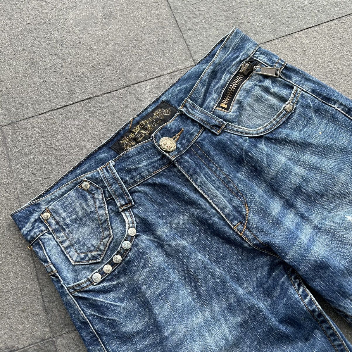 Japanese Brand Vintage y2k Redpepper Jeans Skull Size US 34 / EU 50 - 5 Thumbnail
