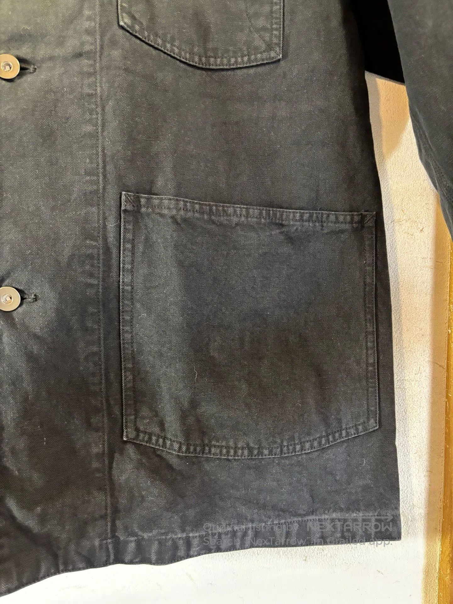 United Arrows United Arrows Distressed Patchwork Collar Jacket. Size US L / EU 52-54 / 3 - 4 Thumbnail