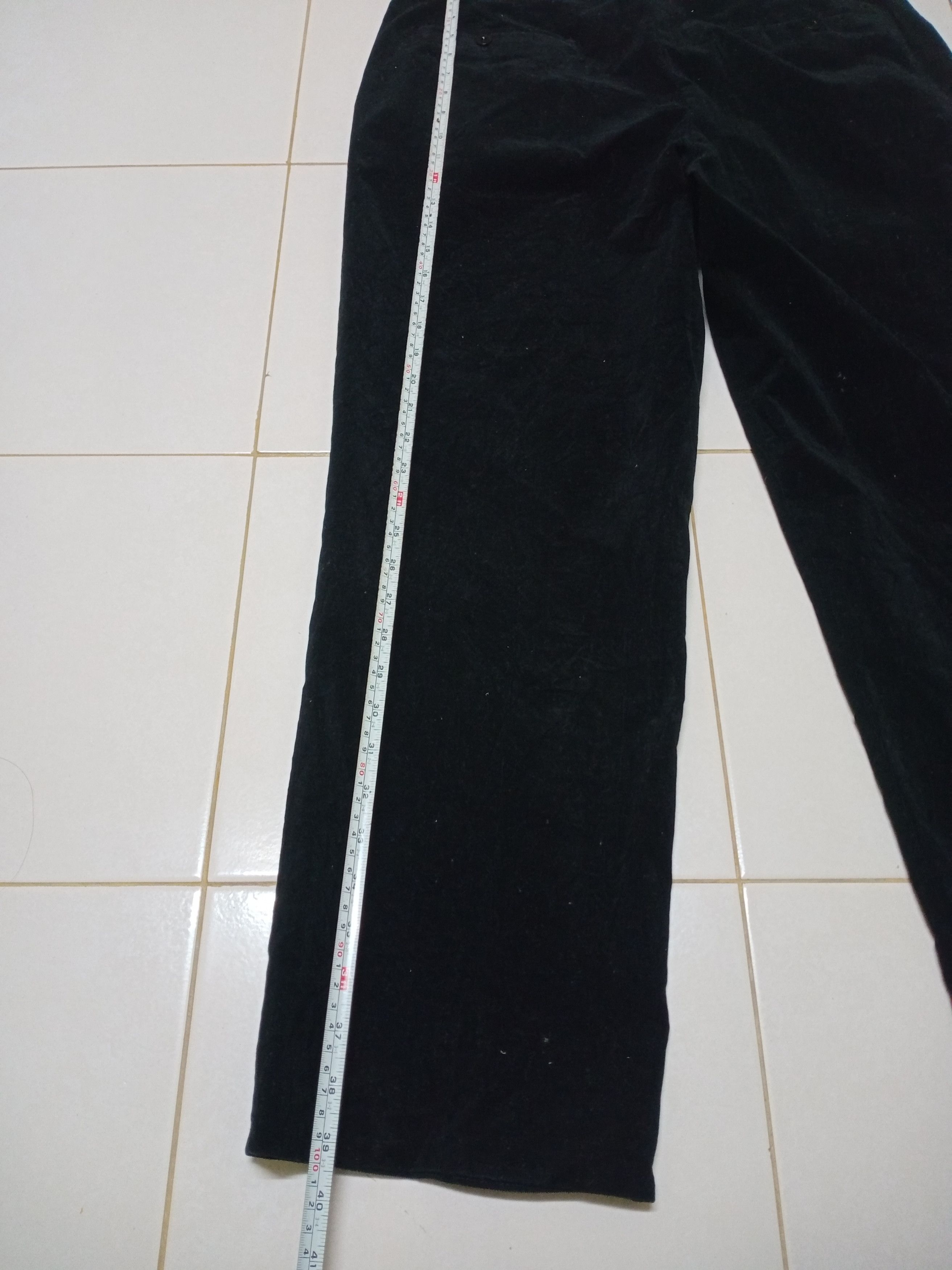 Ermenegildo Zegna Ermenegildo Zegna Soft Corduroy Black Pants Size US 37 - 10 Thumbnail