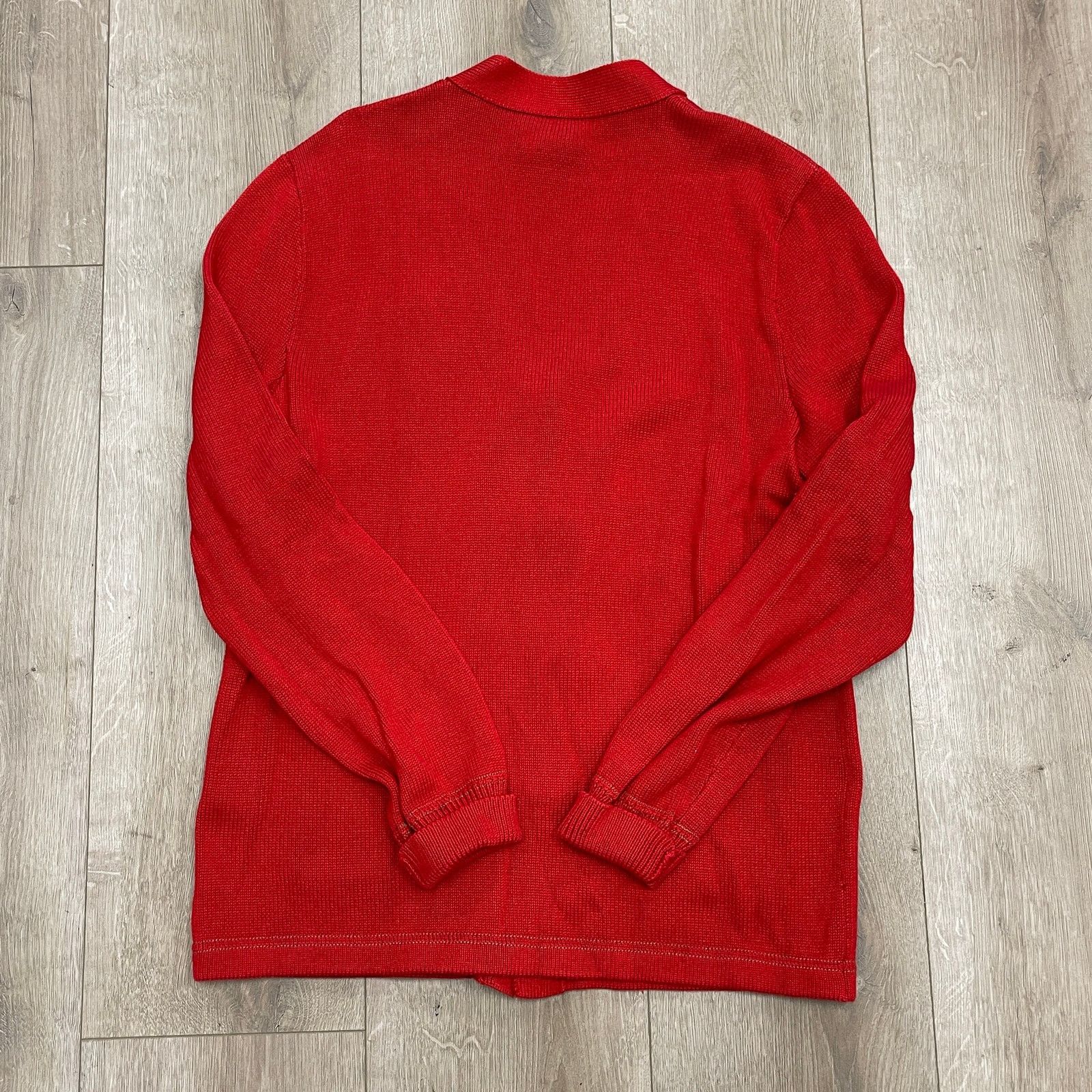 Rugby Ralph Lauren Varsity Letter Cardigan Red Size Small S