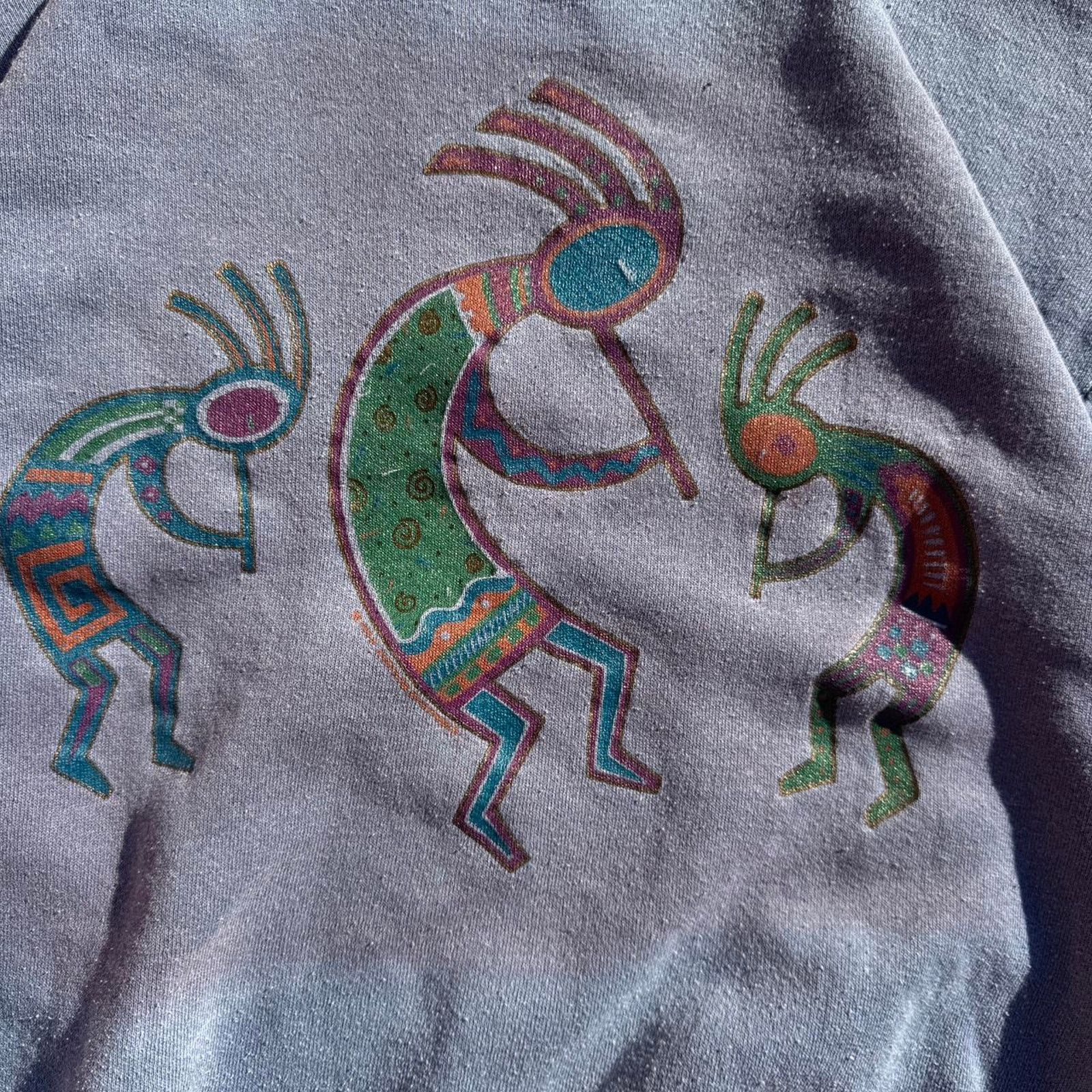 Fruit Of The Loom Vintage Native American Art Crewneck – Size XL Size US XL / EU 56 / 4 - 3 Thumbnail
