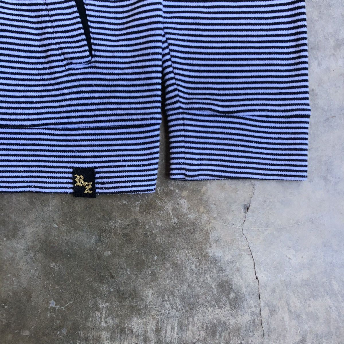 If Six Was Nine 2000s Reiz Jeans Poem Striped Ziphoodie Punk Lgb Style Size US M / EU 48-50 / 2 - 6 Thumbnail