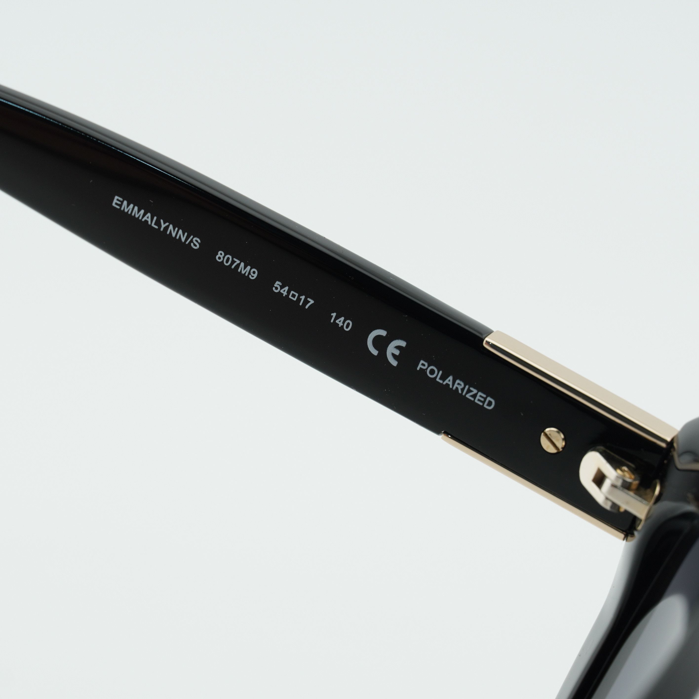 Kate Spade Kate Spade EMMALYNN/S 0807 M9 Sunglasses Black Cat Eye Frame Size ONE SIZE - 5 Thumbnail