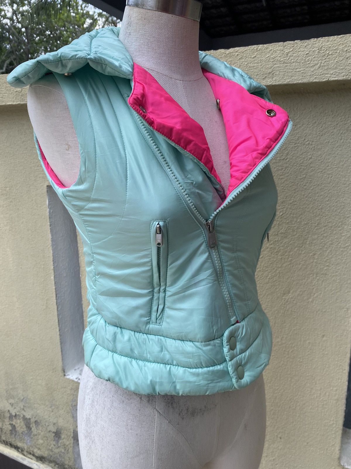 Diesel mint double collar vest Size S / US 4 / IT 40 - 7 Thumbnail