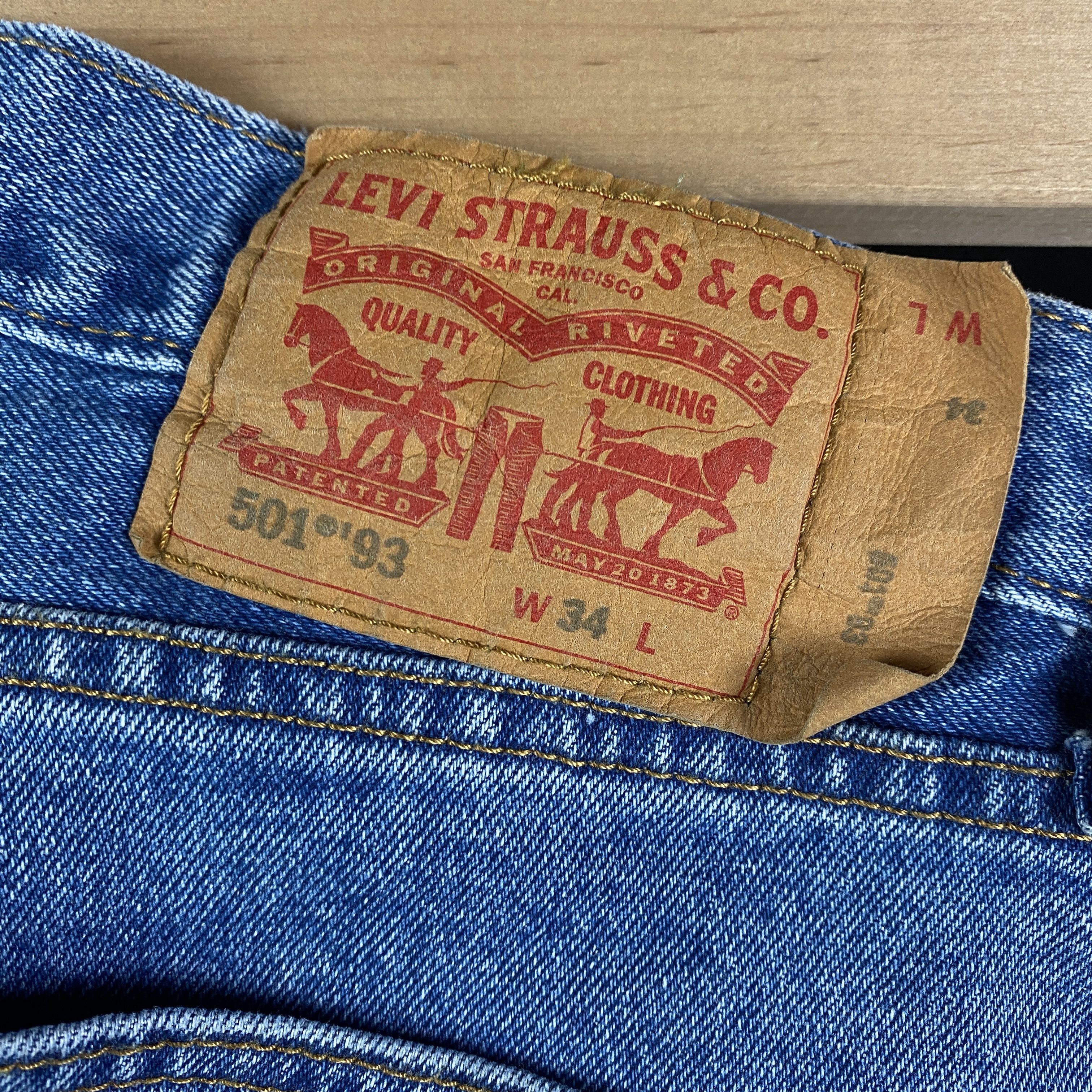 Levi's × Levi's Vintage Clothing × Vintage Mens Jeans Shorts Levis 501 Size 34 Size US 34 / EU 50 - 6 Thumbnail
