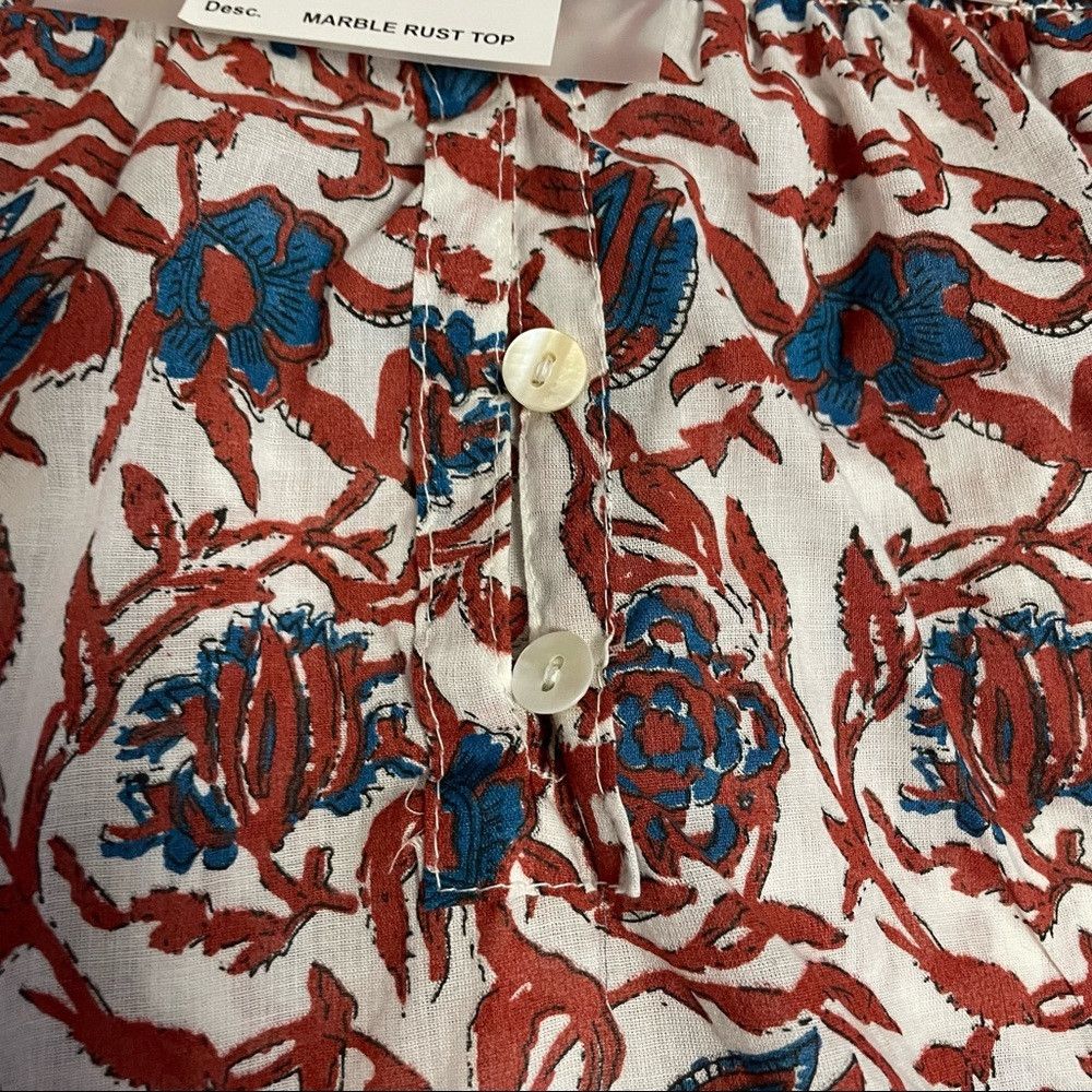 House of Harlow NWT New House of Harlow 1960 Marble Rust Flutter Sleeve Blo Size S / US 4 / IT 40 - 9 Thumbnail