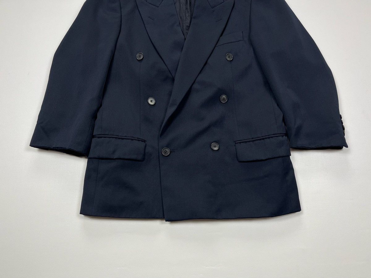 Designer × Vintage × Yves Saint Laurent Vintage Yves Saint Laurent Double breasted blazer coat 90s Size 46R - 3 Thumbnail