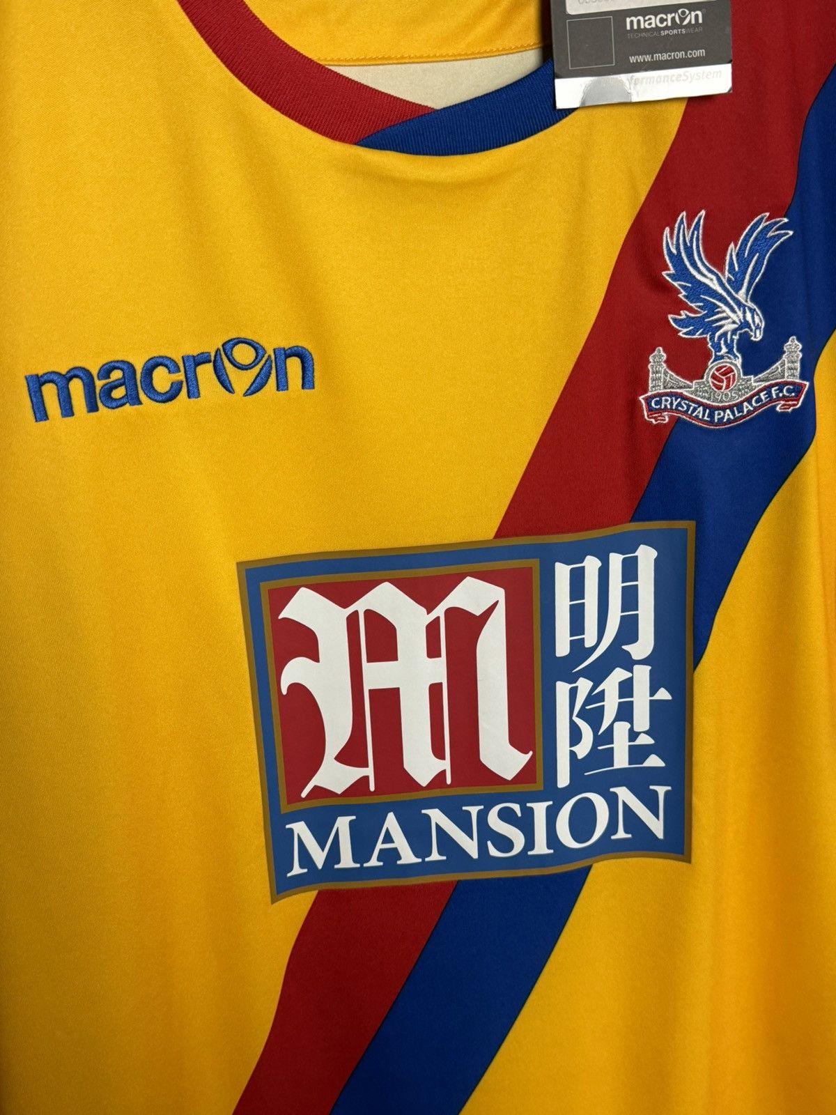 Macron New Crystal Palace 16/17 Away Milivojevic Football Jersey Size US XL / EU 56 / 4 - 4 Thumbnail