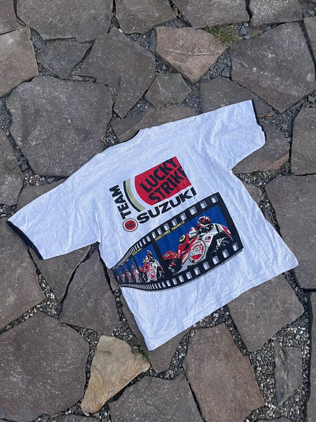 Grailed × Vintage 90’s Suzuki Lucky Strike Vintage Moto Racing T-shirt tee Size US XL / EU 56 / 4 - 14 Thumbnail