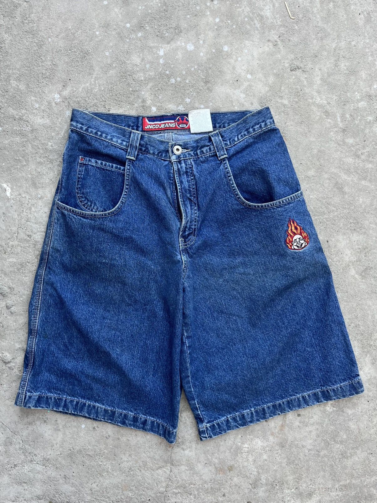 JNCO Jnco Buddah flaming 90s Size US 33 - 2 Thumbnail