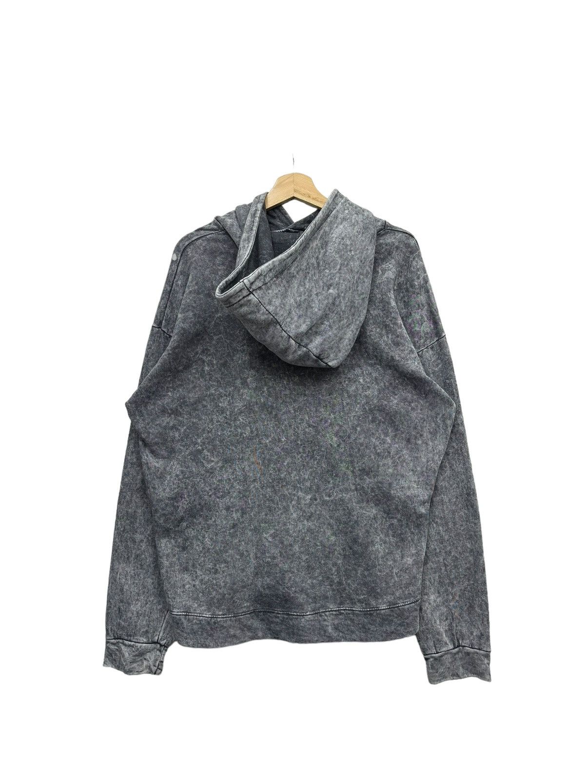 Odin × Vintage 🔥ODIN SMOKE GREY WASH SWEATER HOODIES Size US XL / EU 56 / 4 - 3 Thumbnail