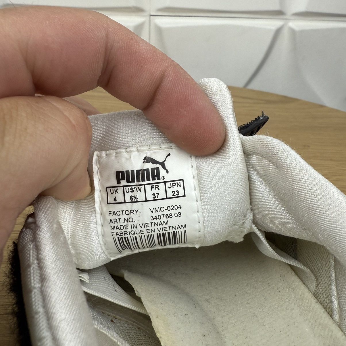 Puma PUMA Mostro Sneakers Fabric Shoes Vintage 2000s White Wmn’s Size US 6.5 / IT 36.5 - 12 Thumbnail