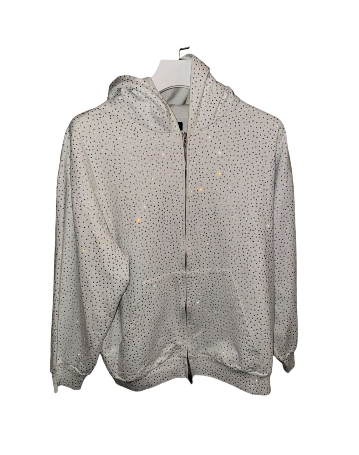 Balenciaga Crystal zip up hoodie Size US S / EU 44-46 / 1 - 1 Thumbnail