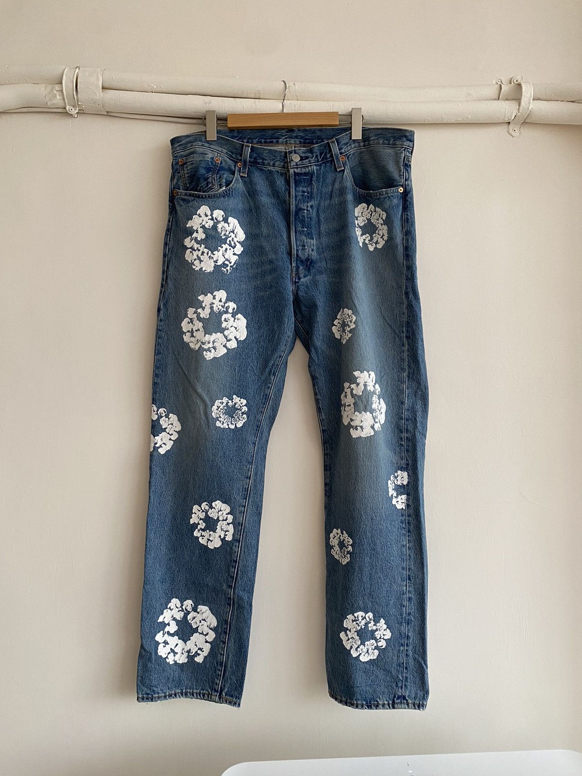 image of Denim Tears x Levis 501 Jeans Saint Michael Cpfm Readymade, Men's (Size 40)