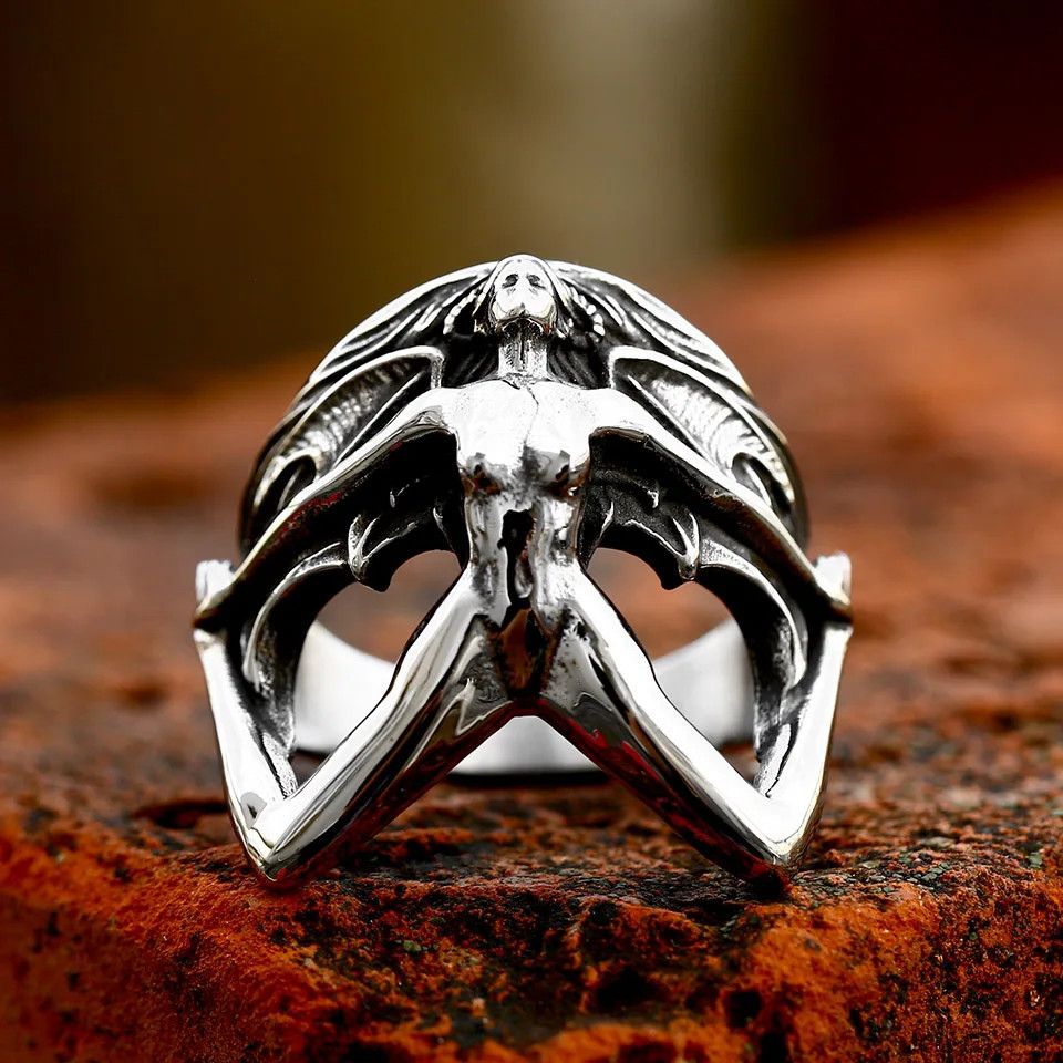 Jewelry 2Pcs Goddess Naked Girl Ring Size ONE SIZE - 4 Thumbnail