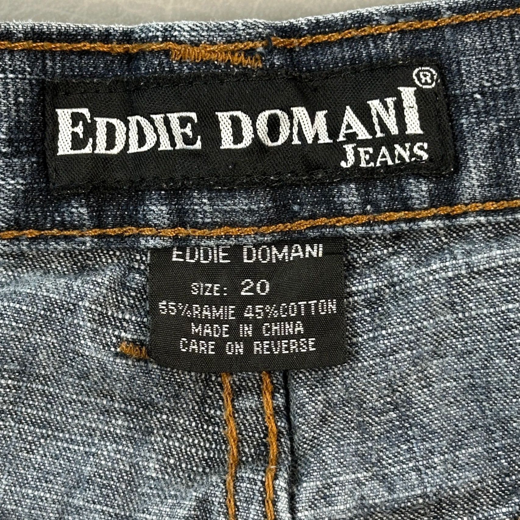 Denime Vintage Eddie Domani Jeans Women's 32x30 Blue Denim Baggy Relaxed Hip Hop Y2K Jeans Mens? Size 24" / US 00 / IT 34 - 7 Thumbnail