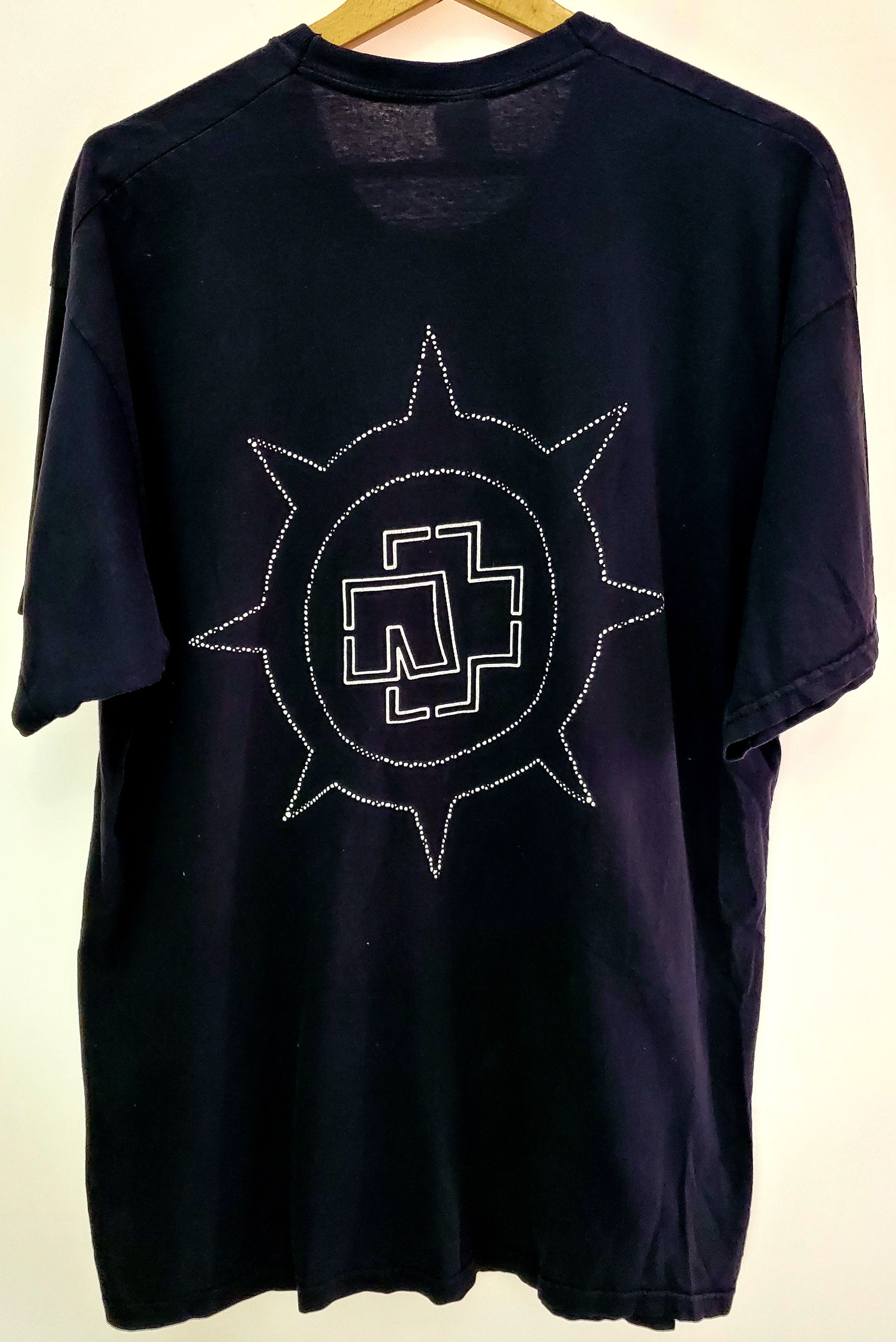 Band Tees × Vintage Vintage Rammstein Merch Sehsucht T-Shirt verblasst SELTEN!! Size US XL / EU 56 / 4 - 2 Thumbnail