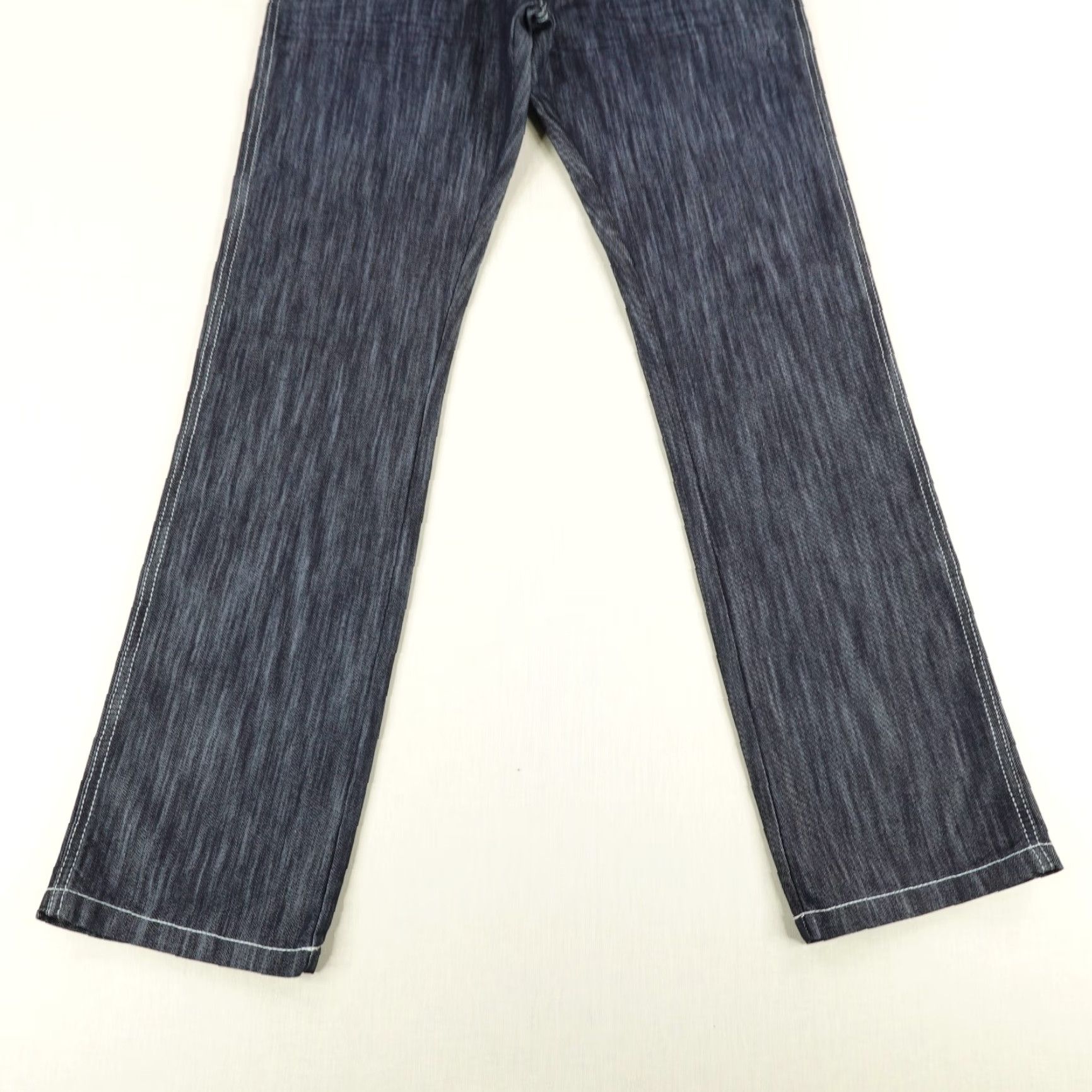 Southpole Vintage Southpole Jeans Mens 34 Black Denim Slim Straight Loose Deadstock Y2K Size US 35 - 4 Thumbnail