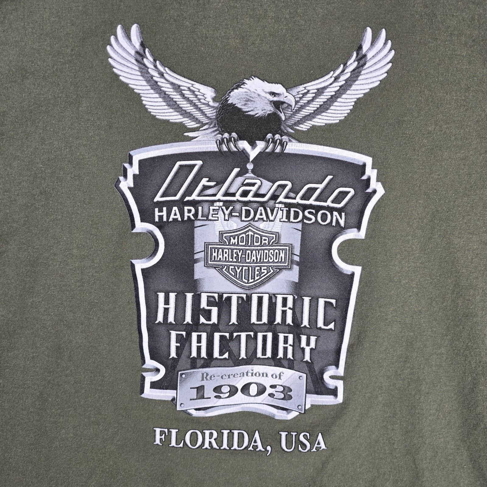 Harley Davidson Vtg Harley Davidson Motorcycle Historic Factory Shirt XXL Size US XXL / EU 58 / 5 - 10 Thumbnail