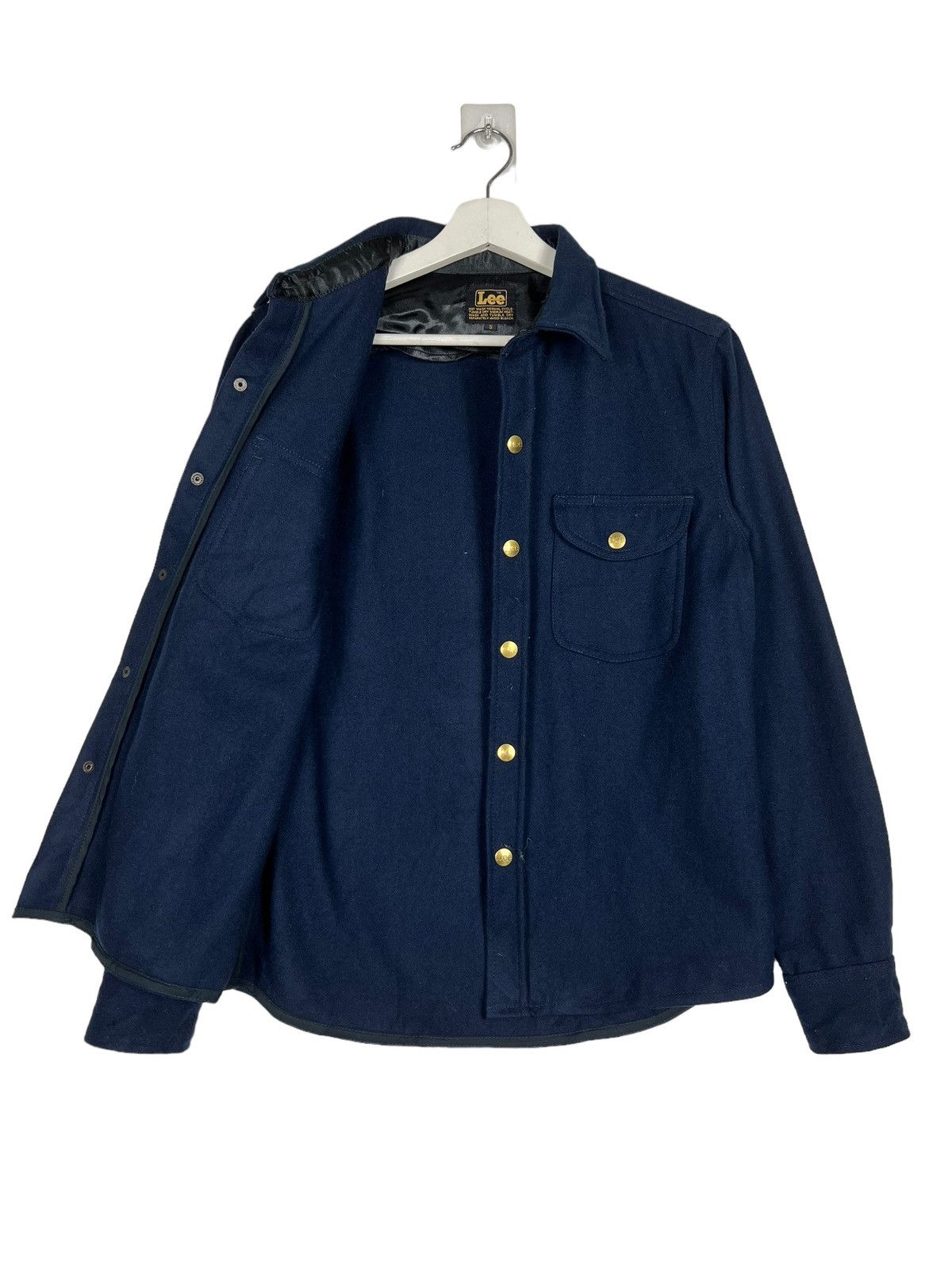 Lee 🔥 LEE WOOL SHIRT CPO JACKET Size US S / EU 44-46 / 1 - 9 Thumbnail