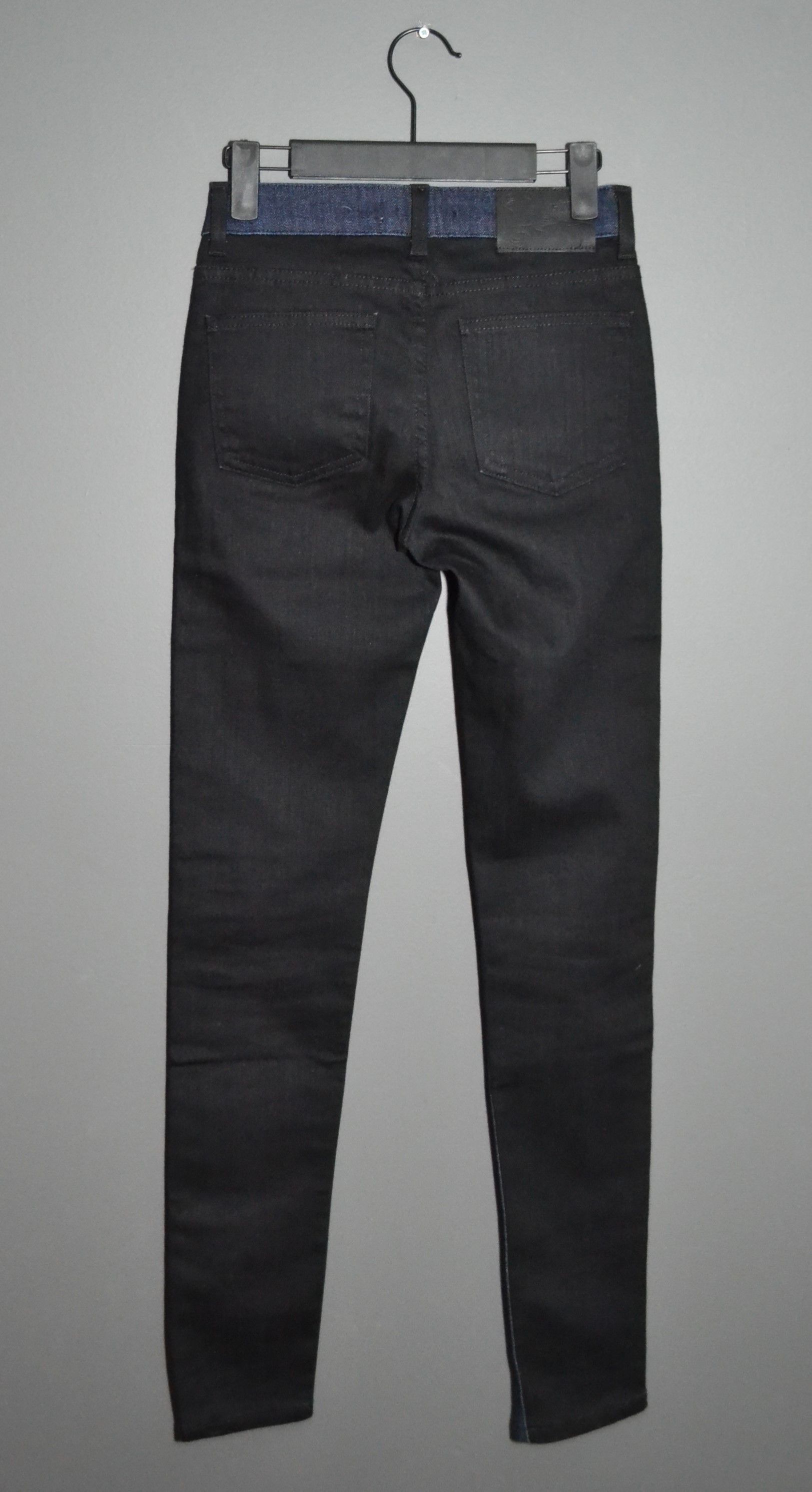 Naked & Famous Naked & Famous Power Stretch Indigo Black Denim Skinny 25 Size 25" / US 0 / IT 36 - 2 Thumbnail