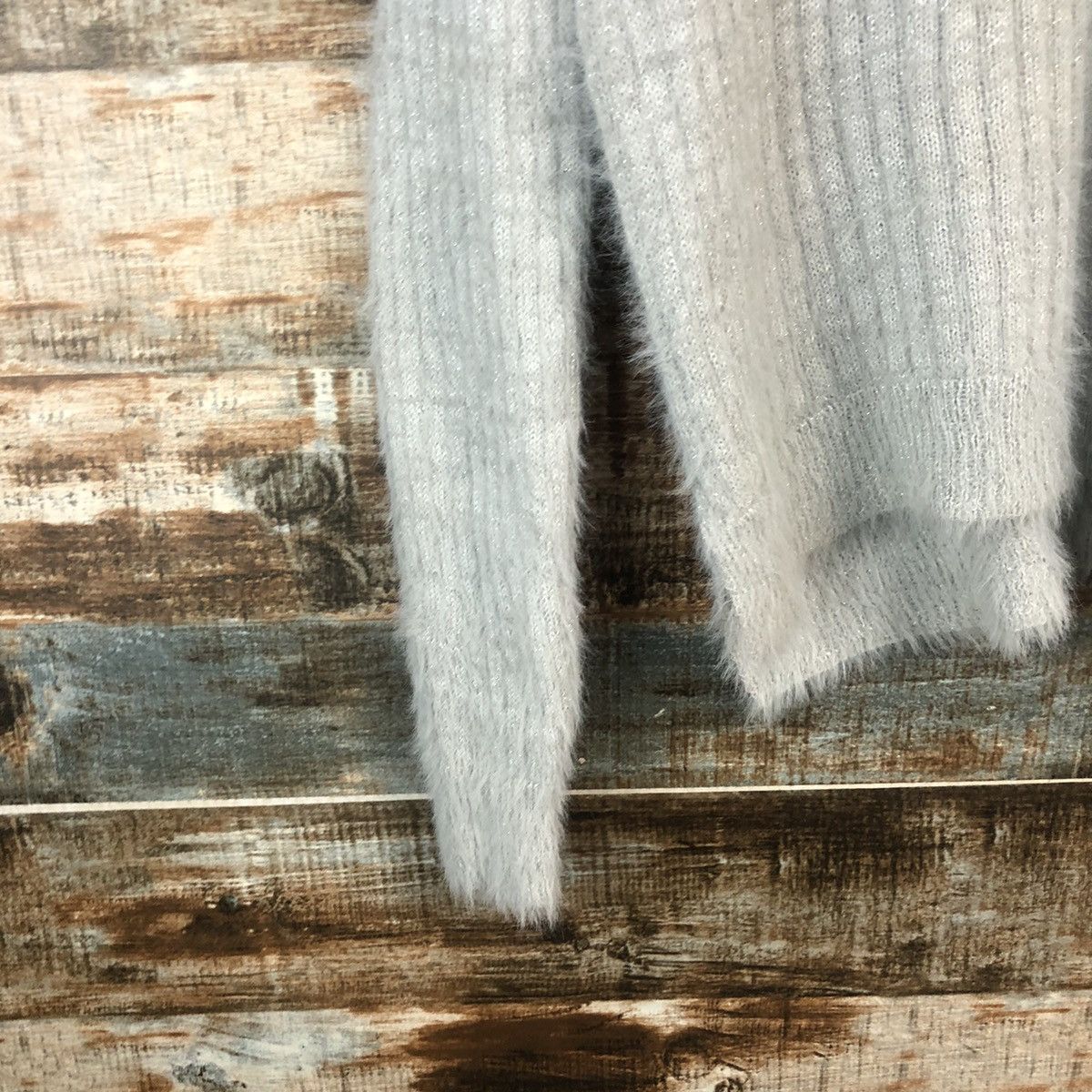 DL Ozoc Grey Mohair Knitwear #C369