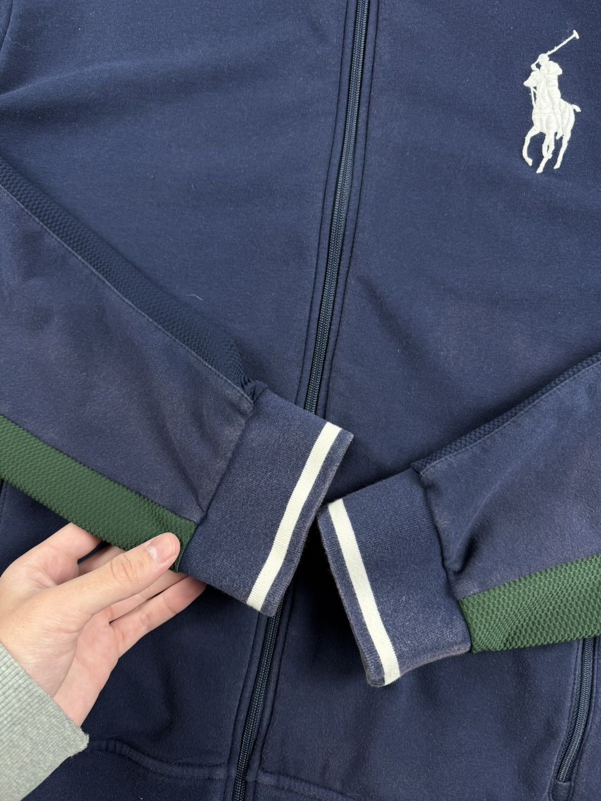 Polo Ralph Lauren Polo Ralph Tennis Wimbledon Big Pony Zip Sweatshirt Pullover Size US XL / EU 56 / 4 - 9 Thumbnail